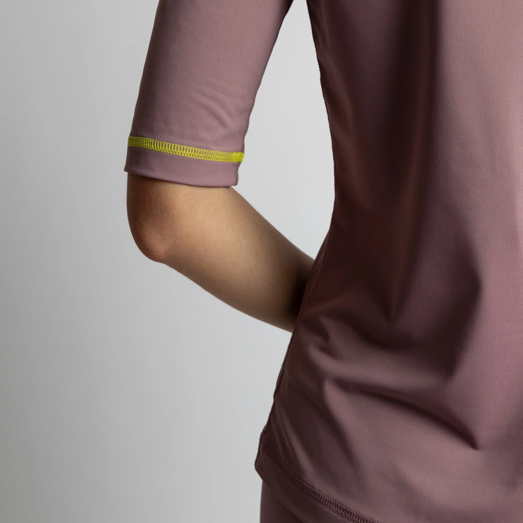 Activewear Half Sleeve T-Shirt ash plum - Image 6