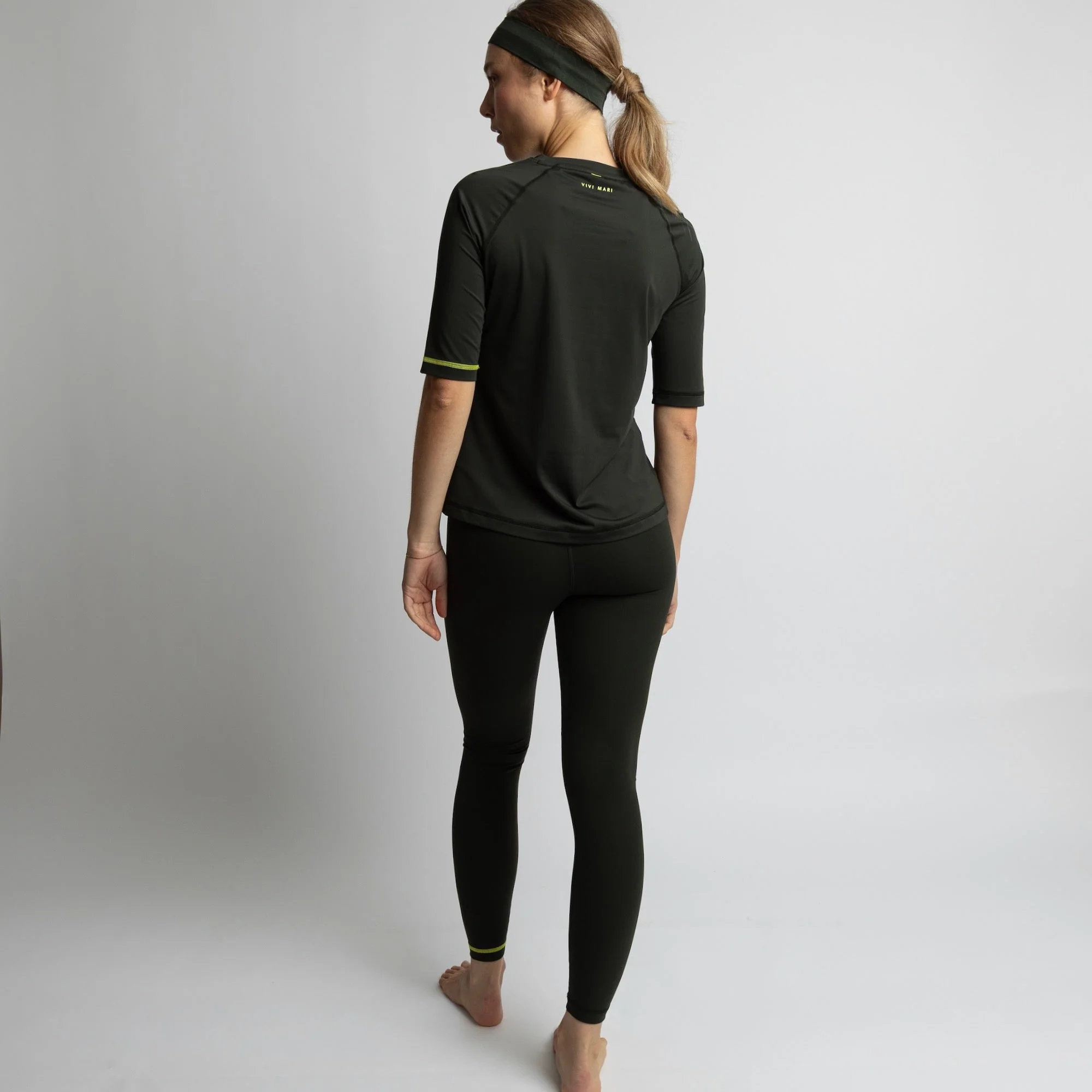 Activewear Half Sleeve T-Shirt deep olive - Image 5