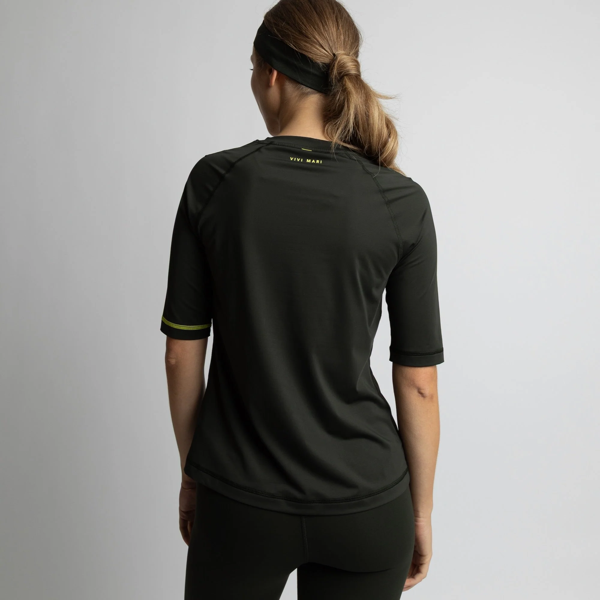 Activewear Half Sleeve T-Shirt deep olive - Image 7