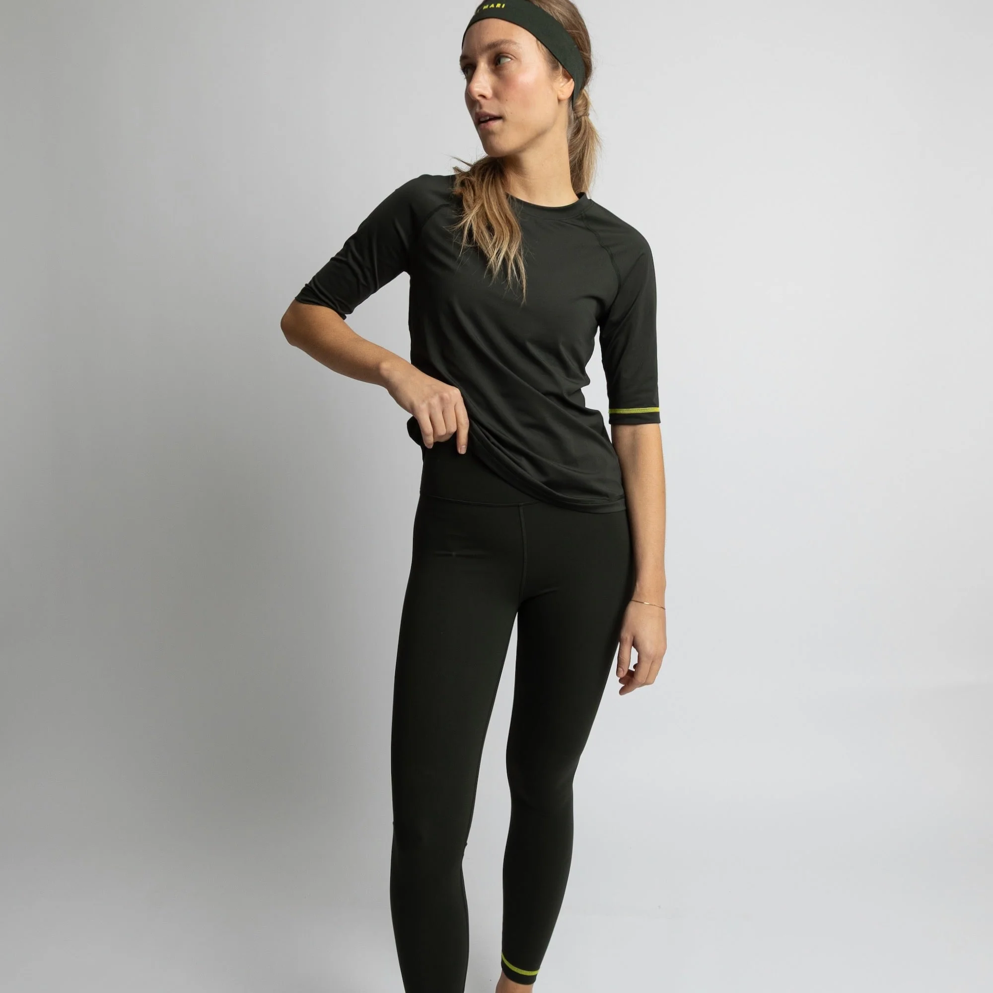 Activewear Half Sleeve T-Shirt deep olive - Image 8