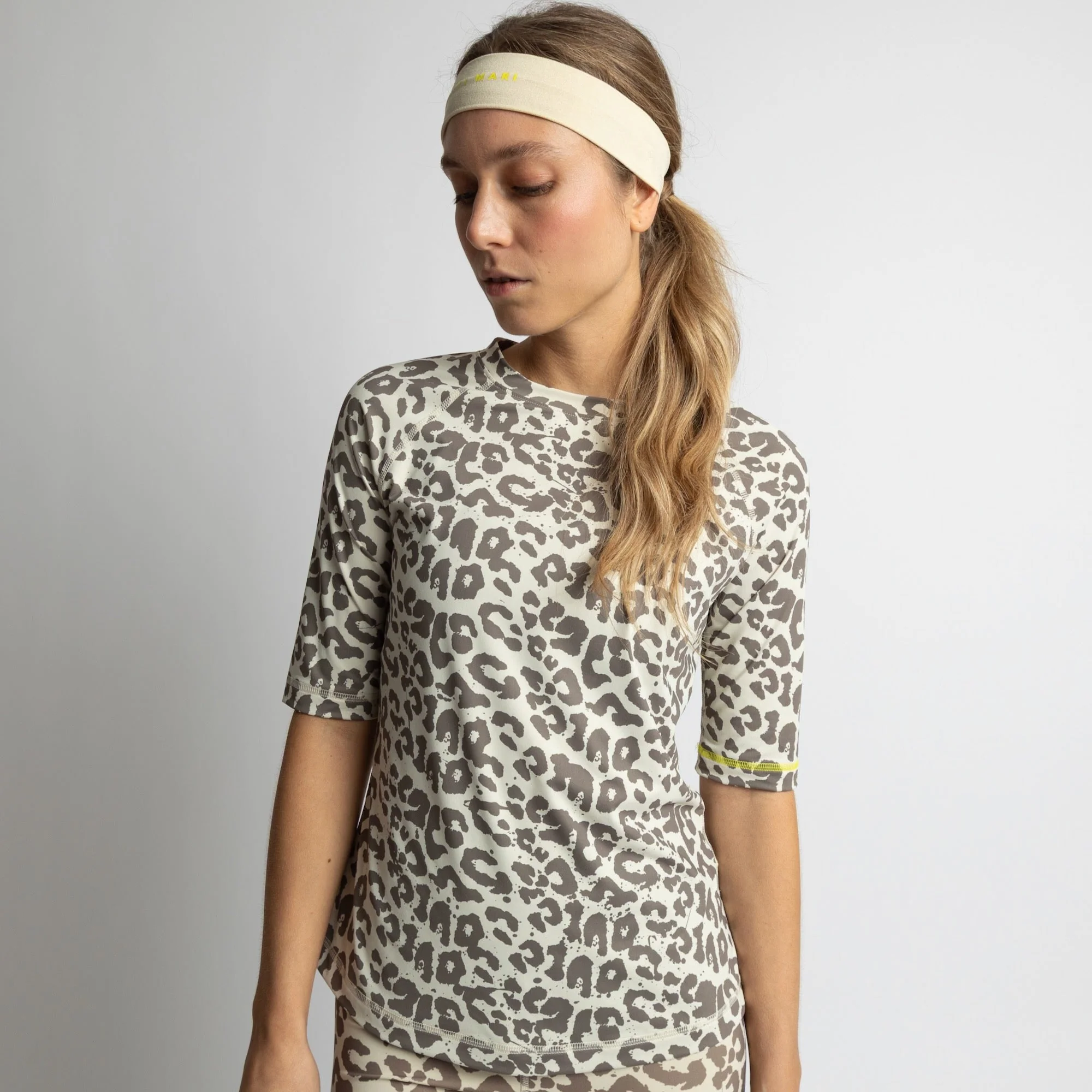 Activewear Half Sleeve T-Shirt leo splashes mushroom/sand - Image 7