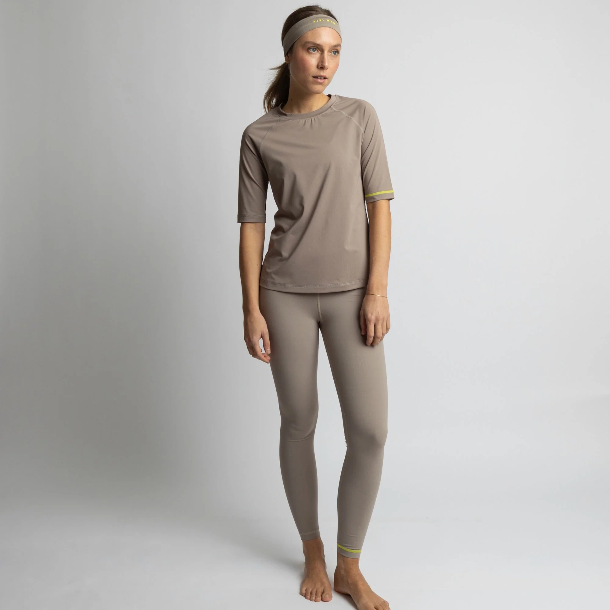 Activewear Half Sleeve T-Shirt mushroom - Image 2