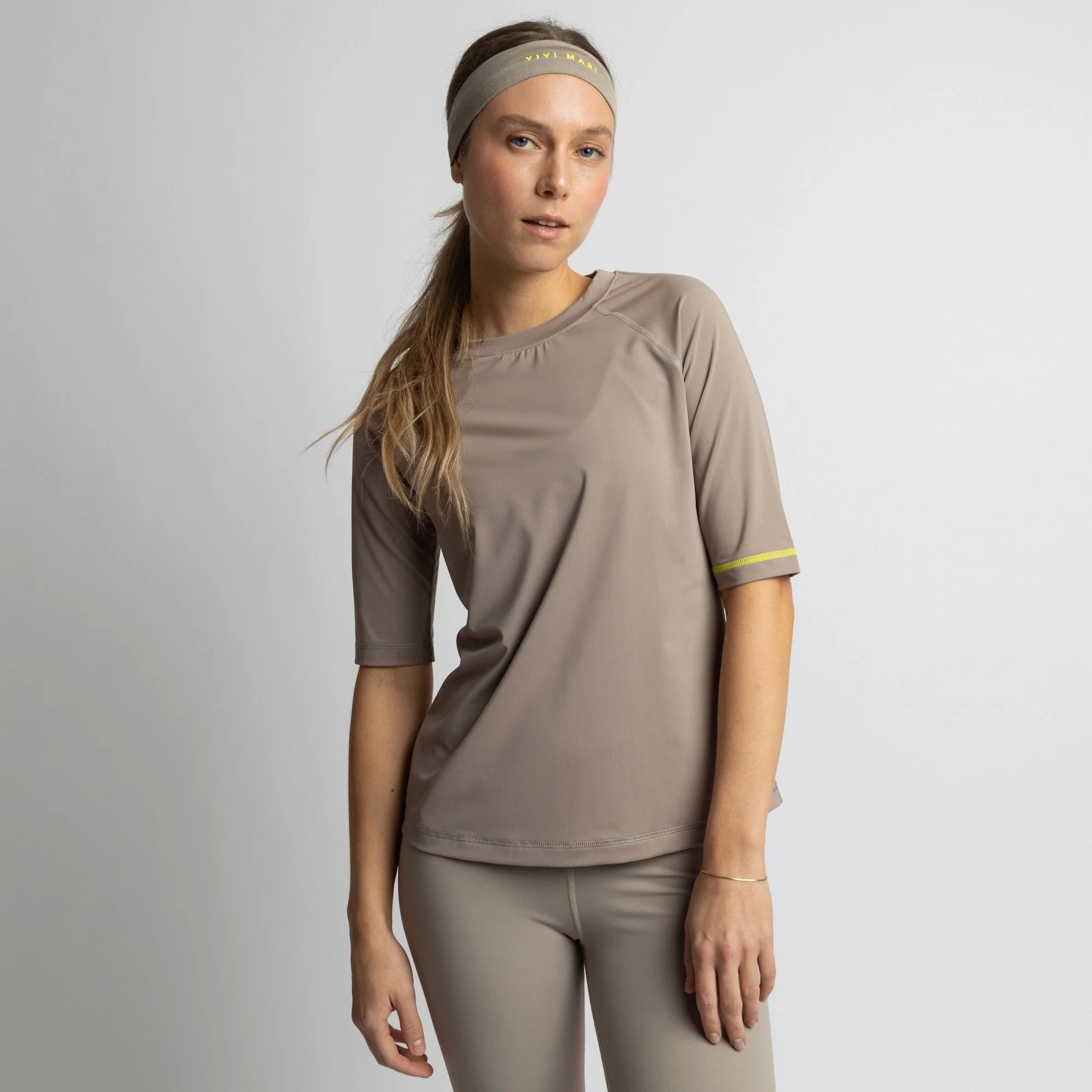 Activewear Half Sleeve T-Shirt mushroom - Image 4