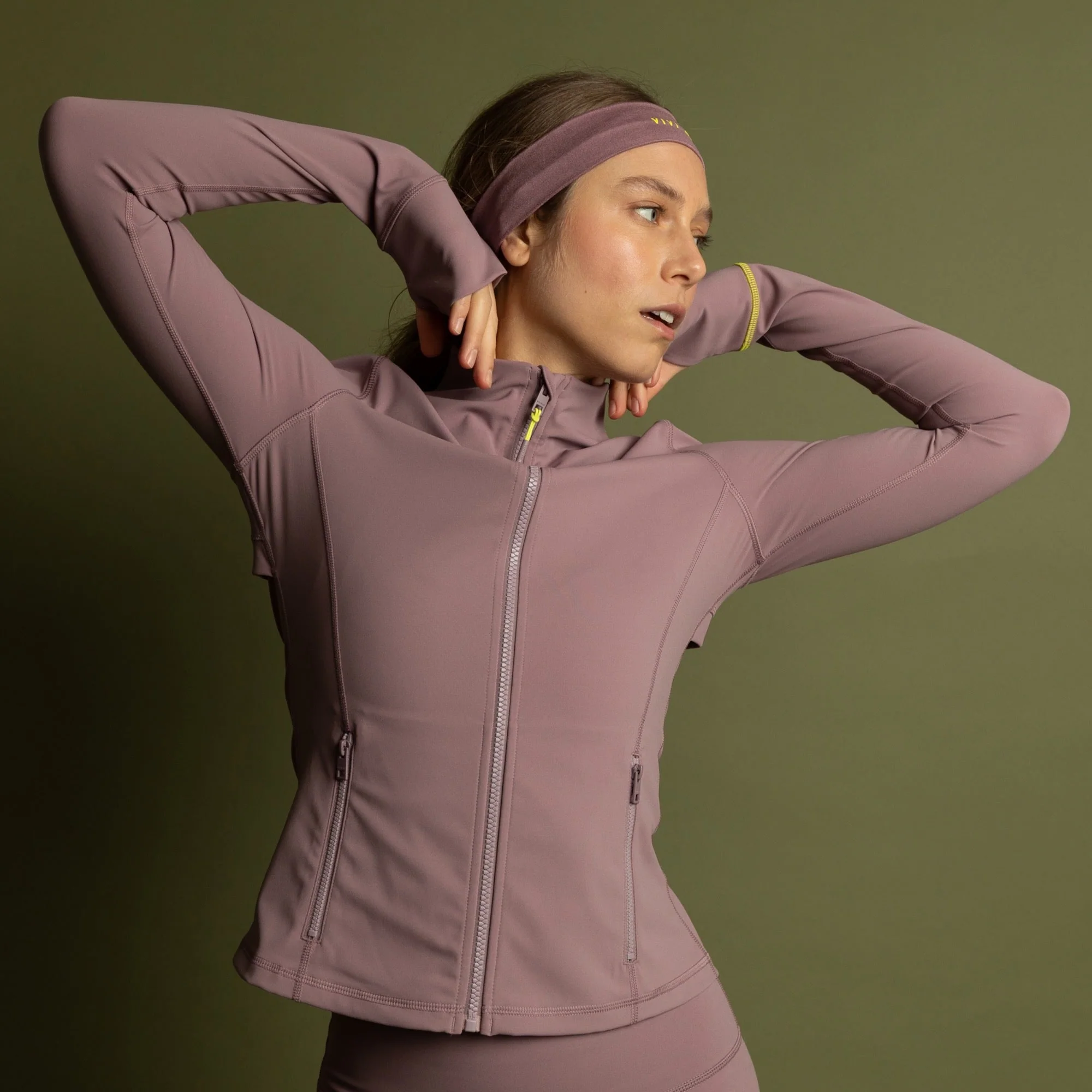 Activewear Jacket ash plum - Image 6