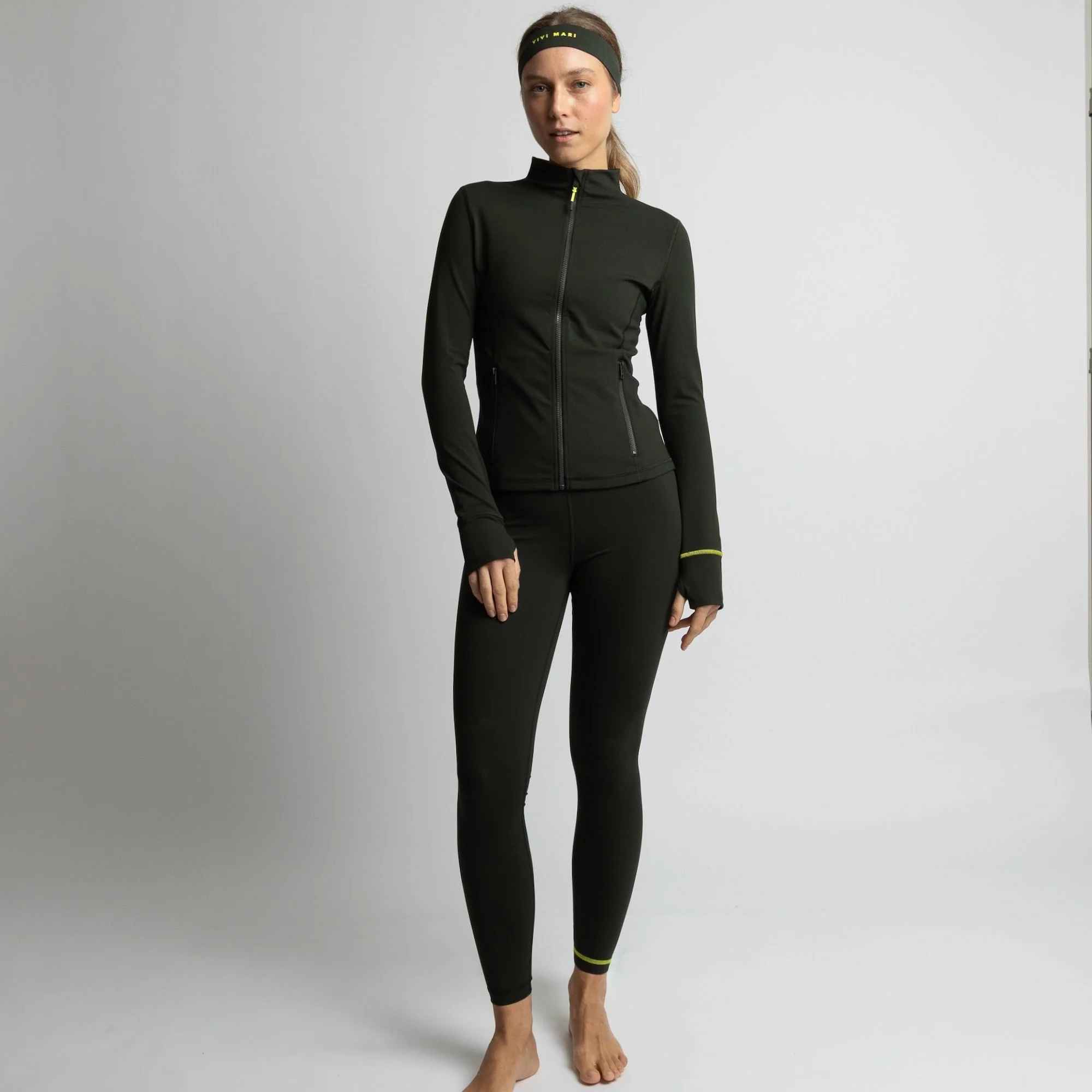 Activewear Jacket deep olive - Image 4