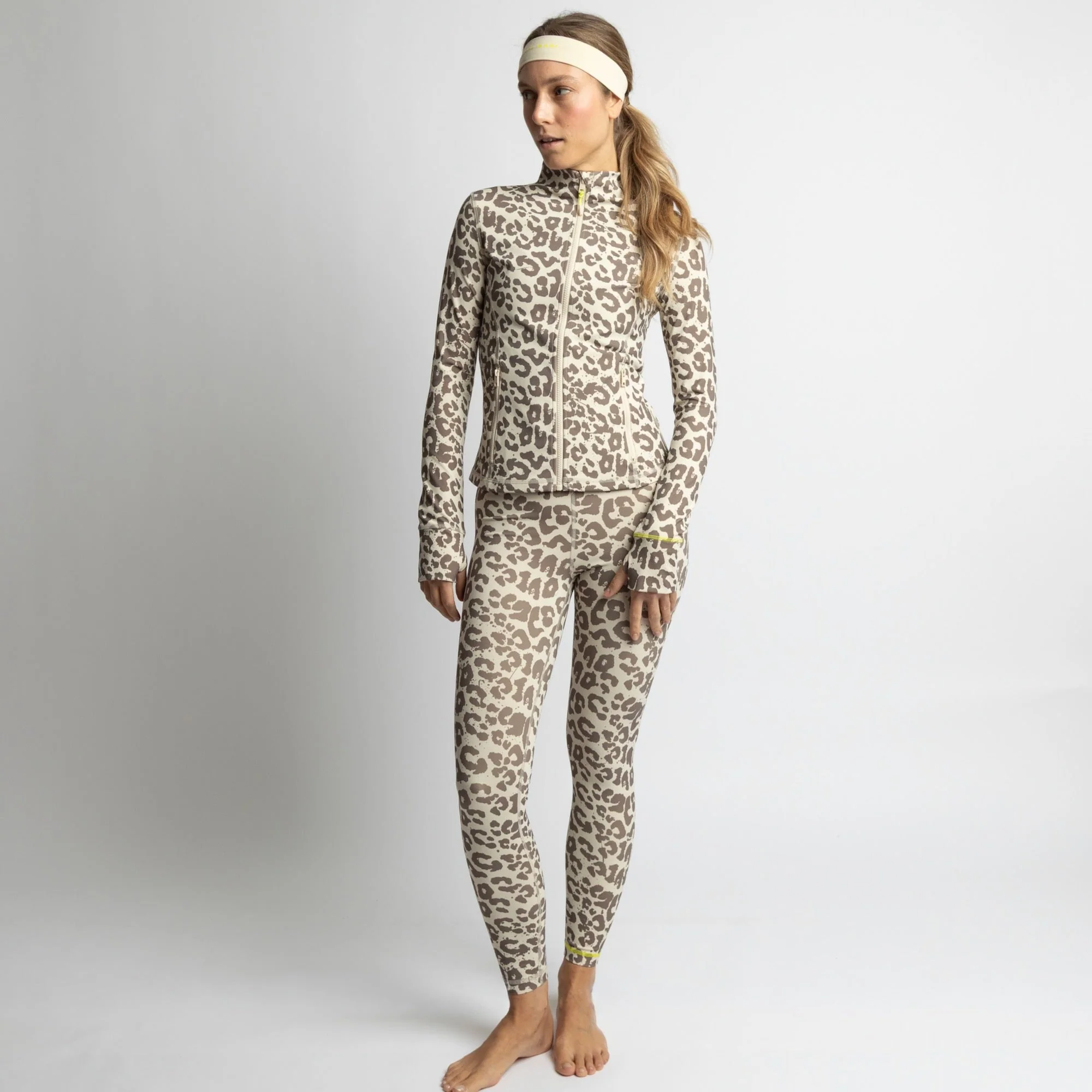 Activewear Jacket leo splashes mushroom/sand - Image 3