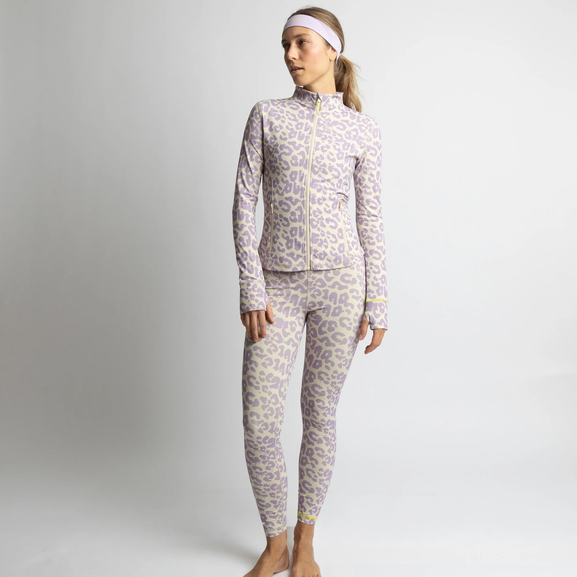 Activewear Jacket leo splashes lavender/grey - Image 3