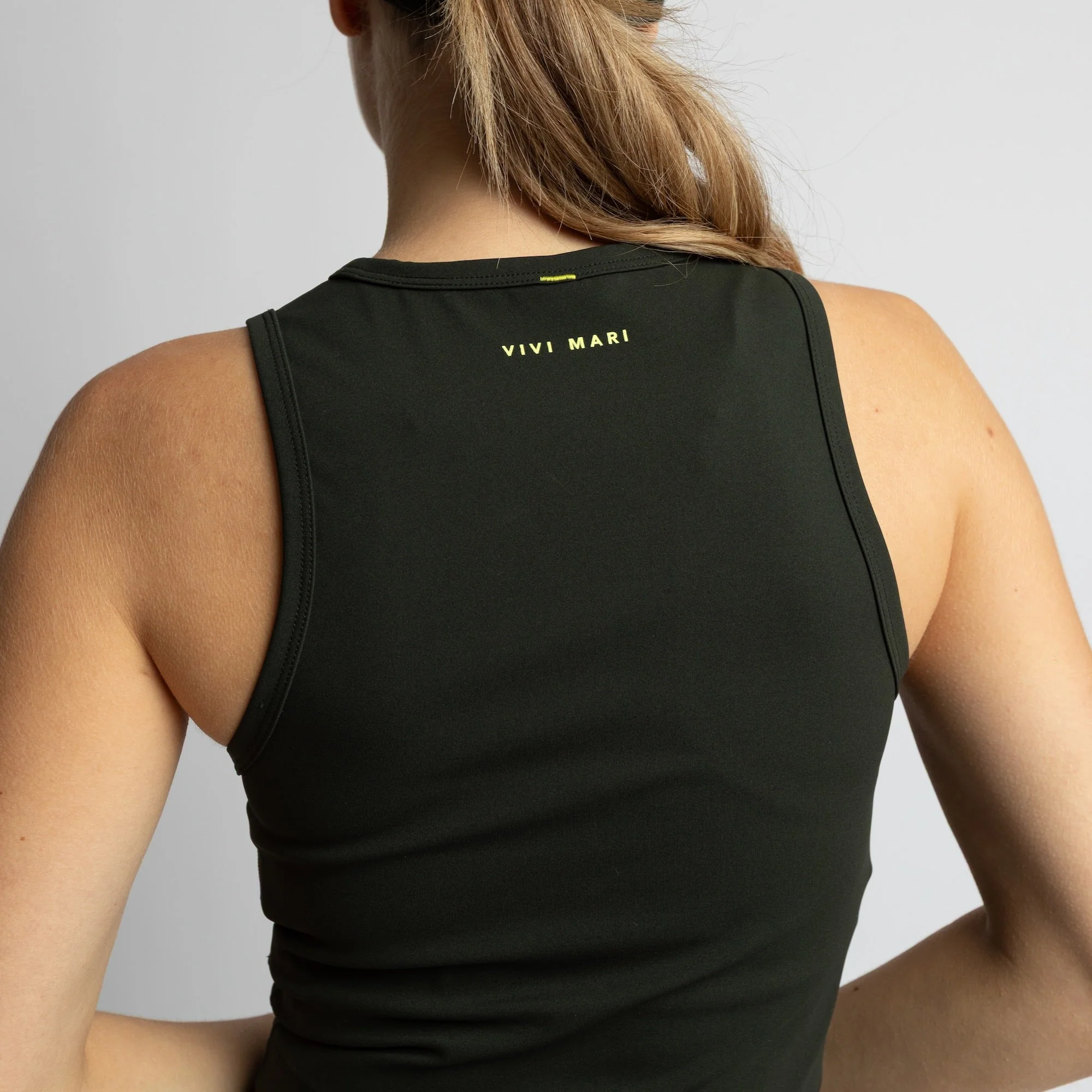 Activewear Top cropped deep olive - Image 7