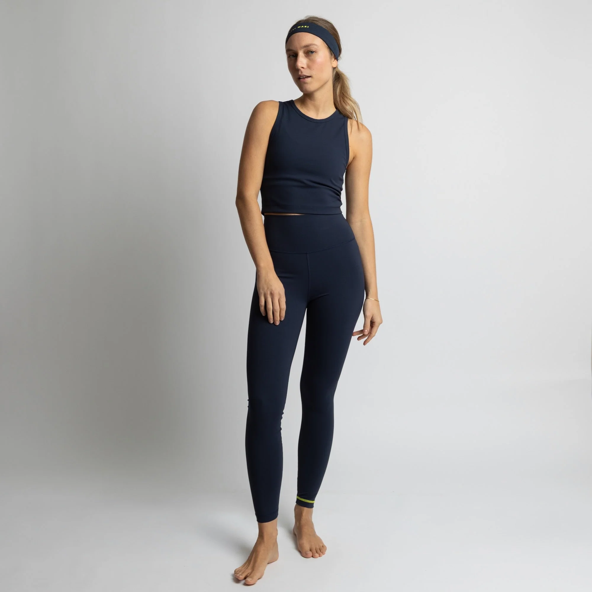 Activewear Top cropped navy - Image 5