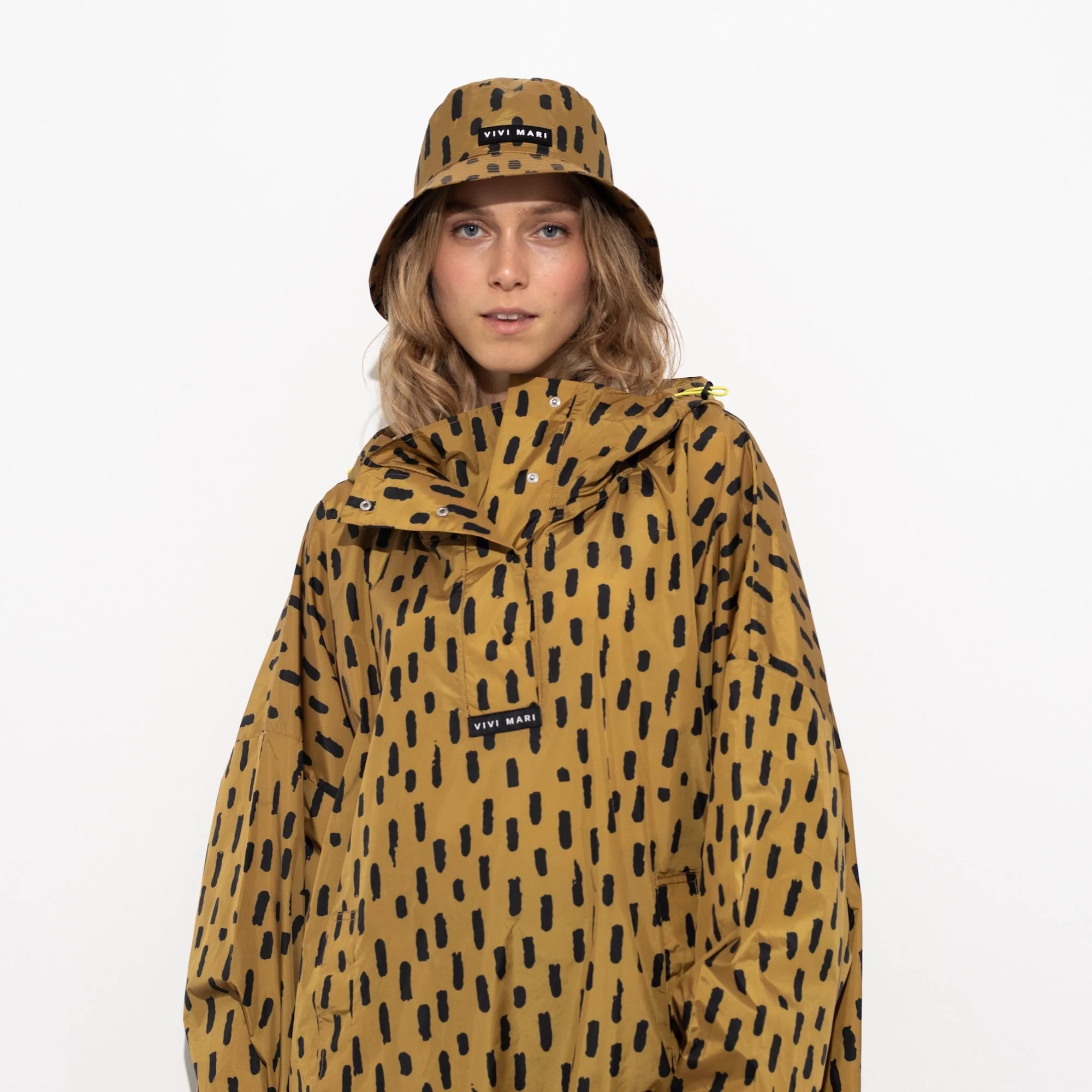 Bucket Hat drops mustard/black - Image 3
