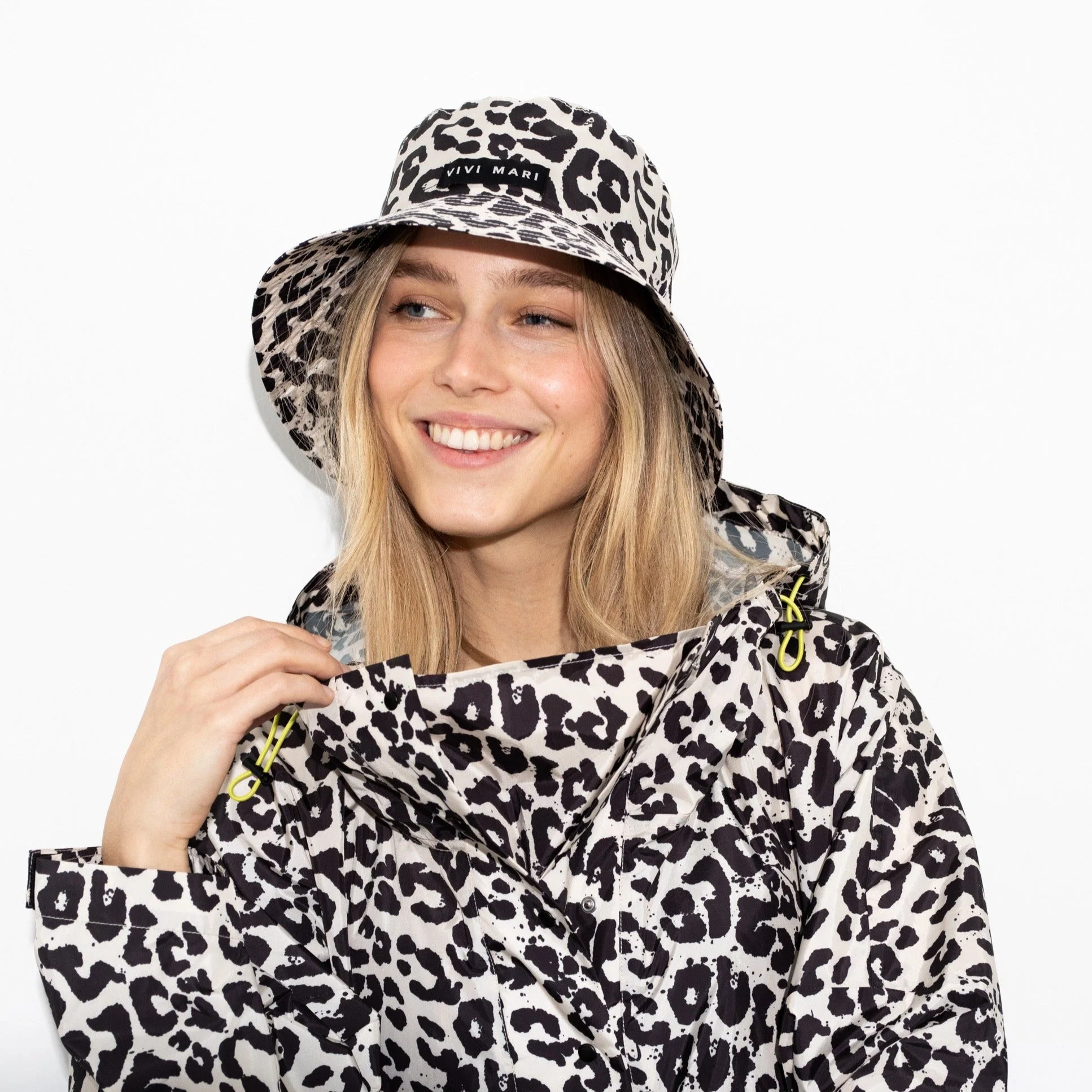 Bucket Hat leo splashes black/sand - Image 3