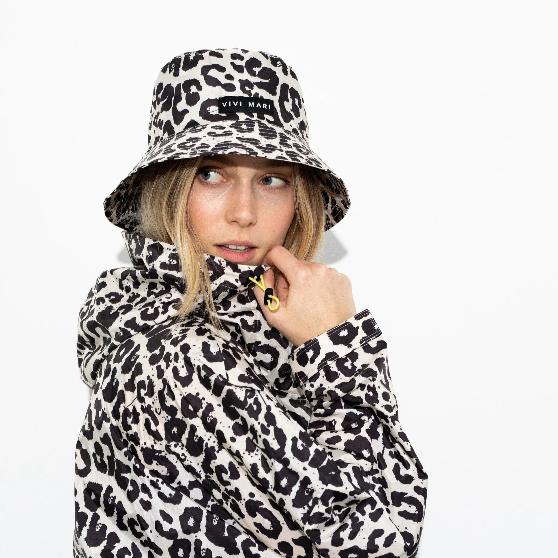 Bucket Hat leo splashes black/sand - Image 5