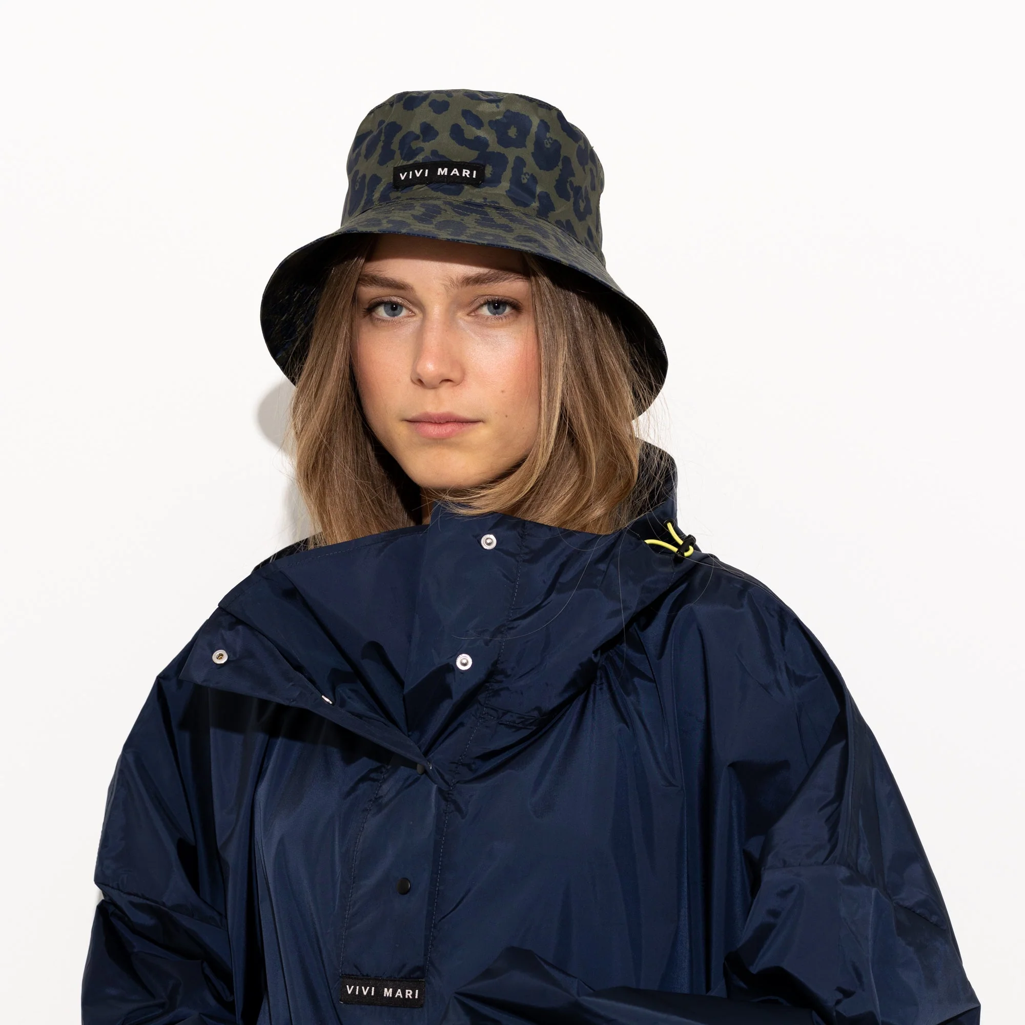 Bucket Hat leo splashes navy/olive - Image 12