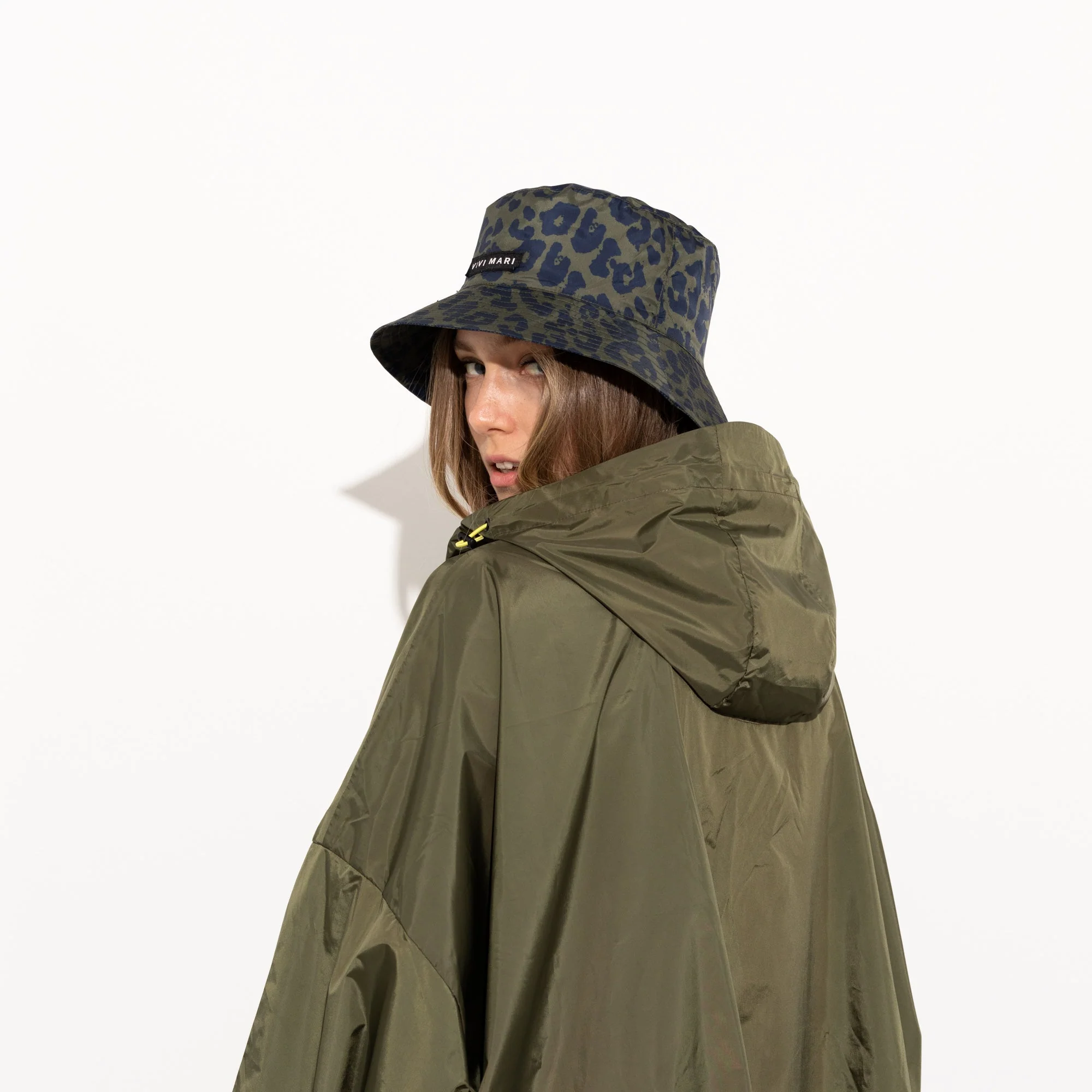 Bucket Hat leo splashes navy/olive - Image 18