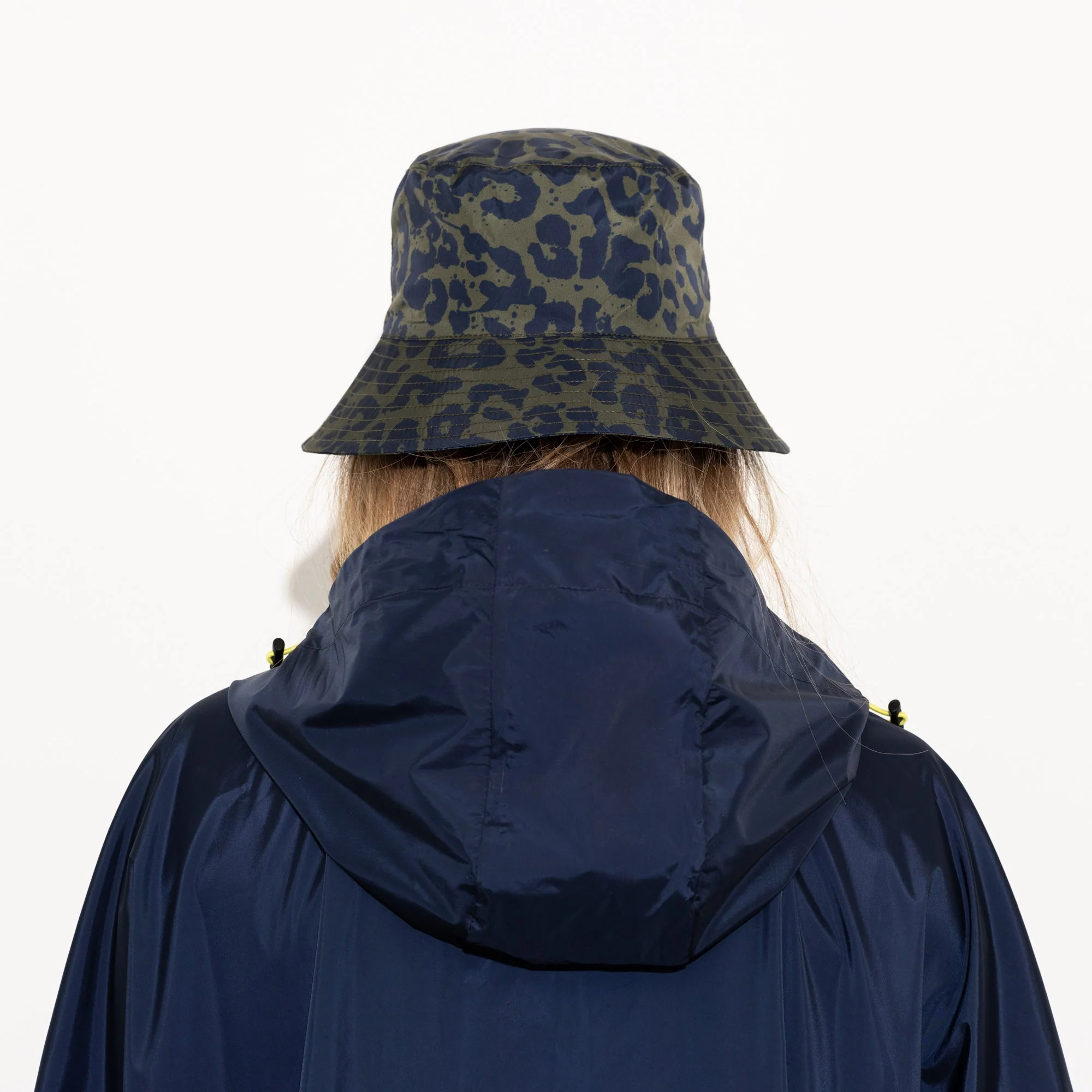 Bucket Hat leo splashes navy/olive - Image 7