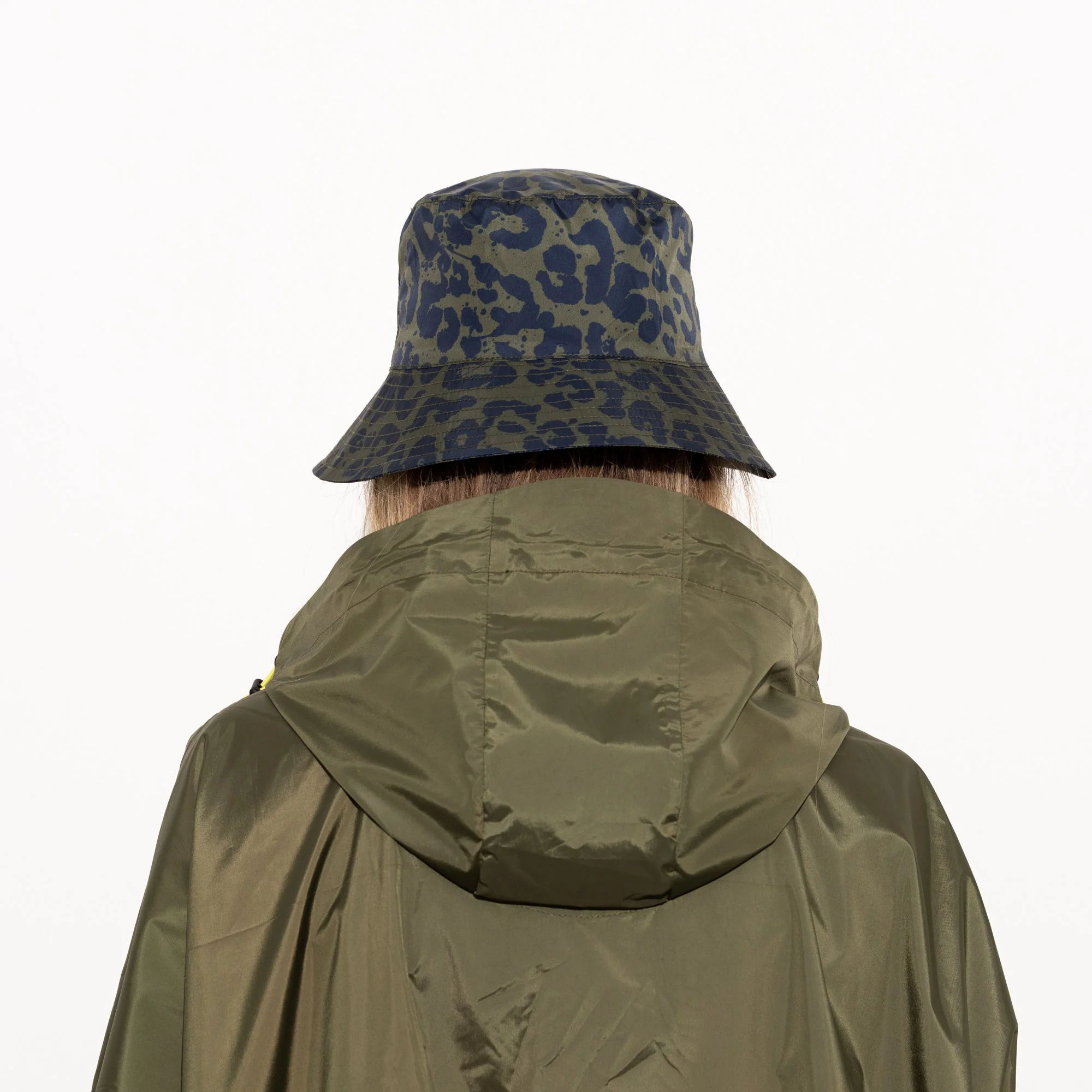 Bucket Hat leo splashes navy/olive - Image 8