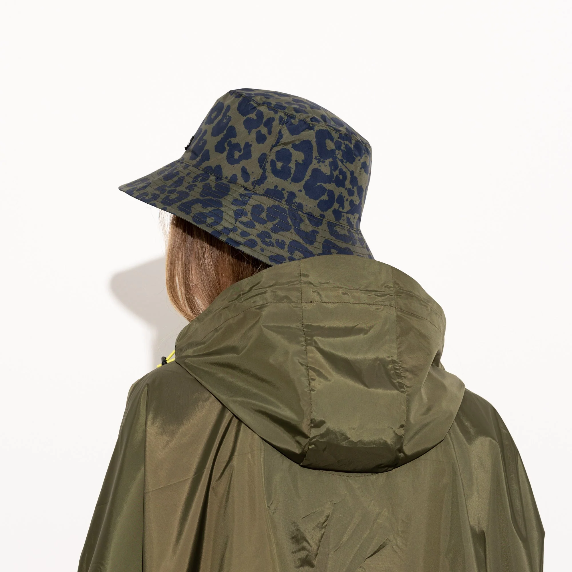 Bucket Hat leo splashes navy/olive - Image 9