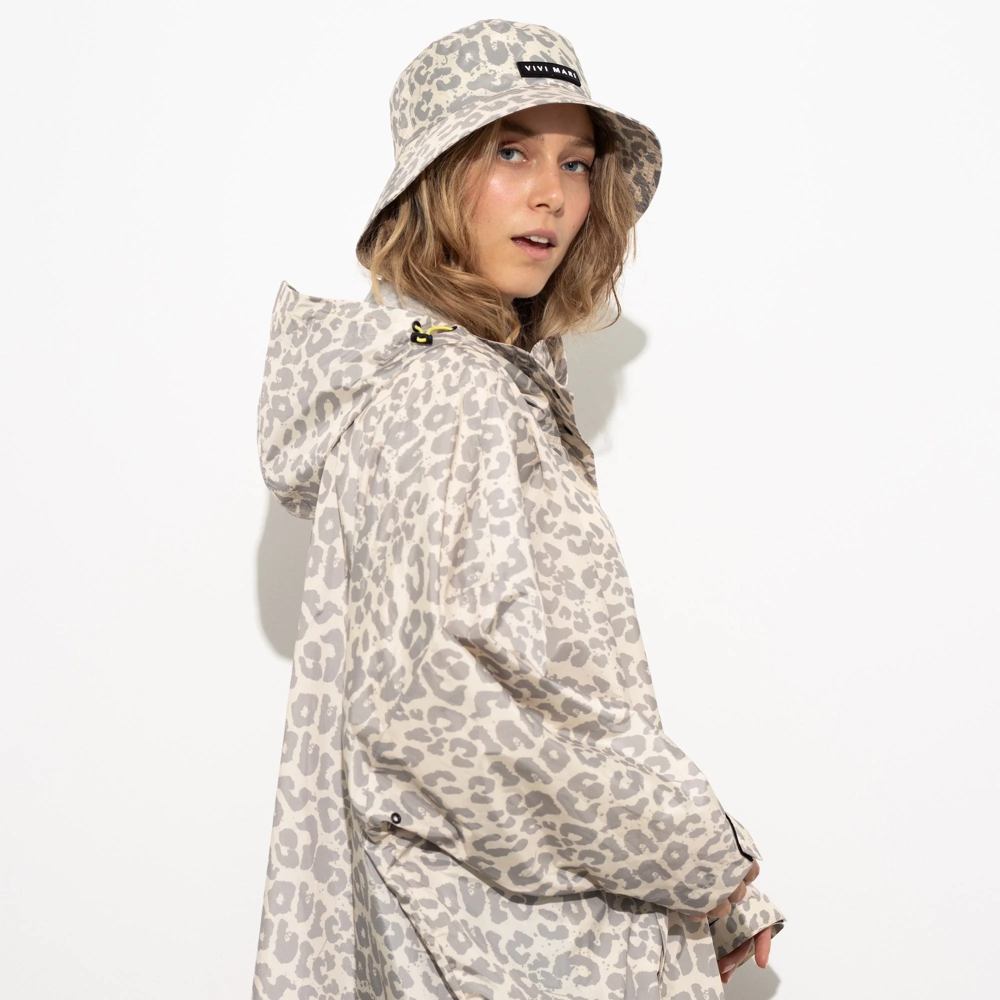 Bucket Hat leo splashes grey/sand - Image 10