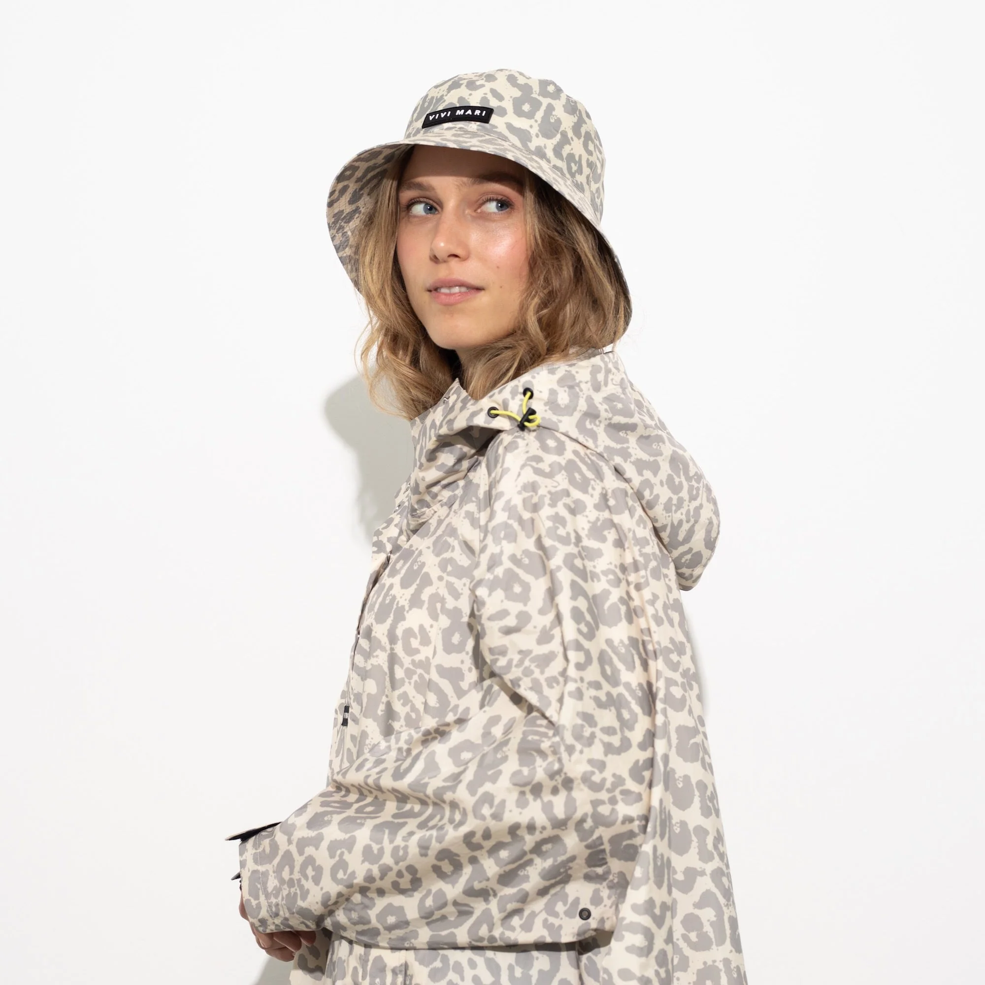 Bucket Hat leo splashes grey/sand - Image 3