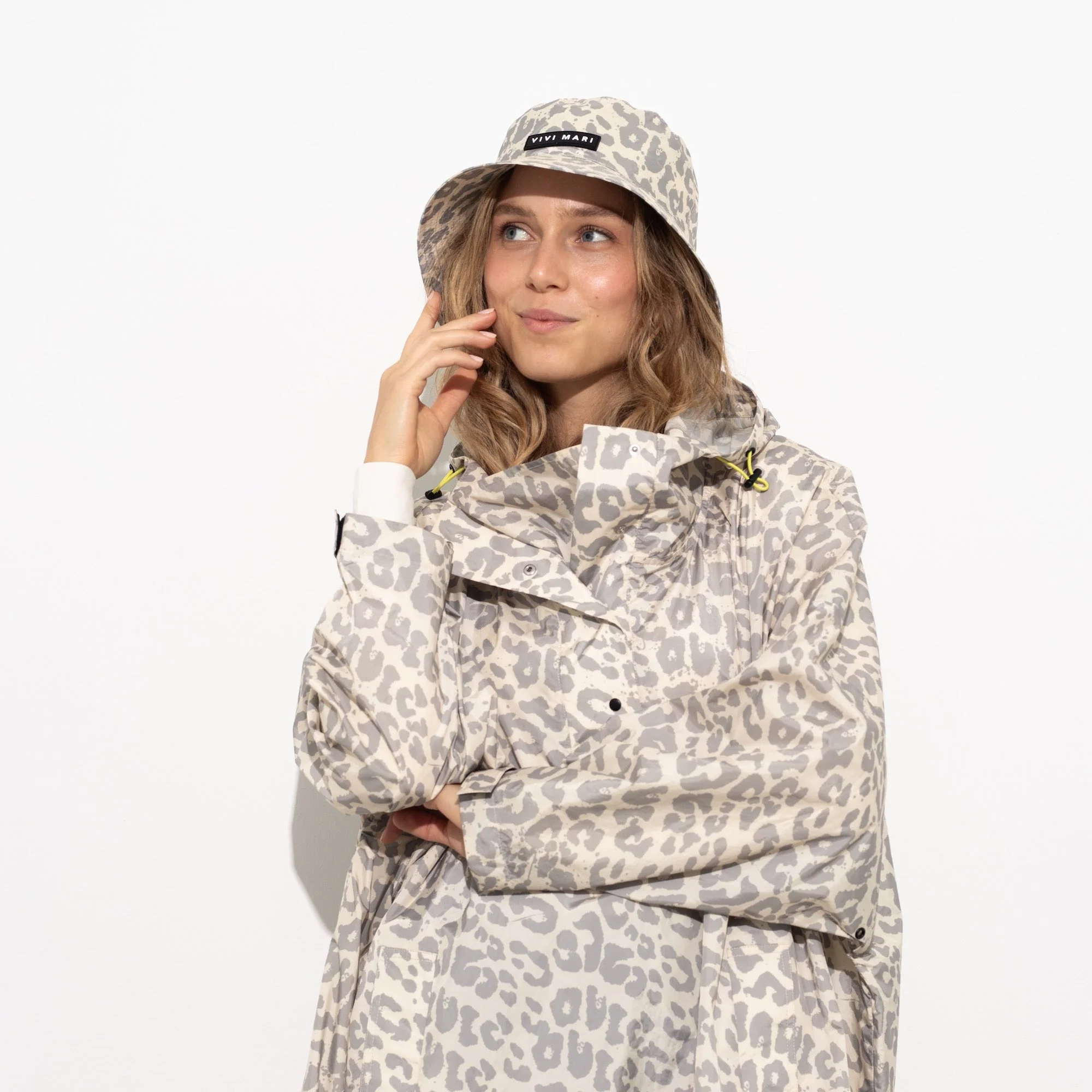 Bucket Hat leo splashes grey/sand - Image 5