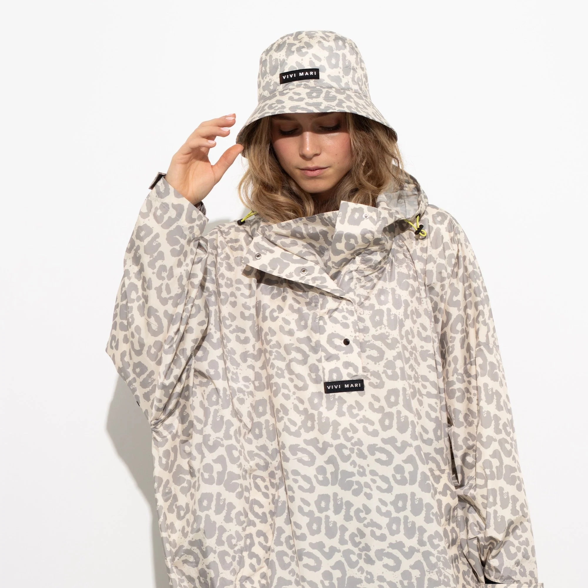 Bucket Hat leo splashes grey/sand - Image 6