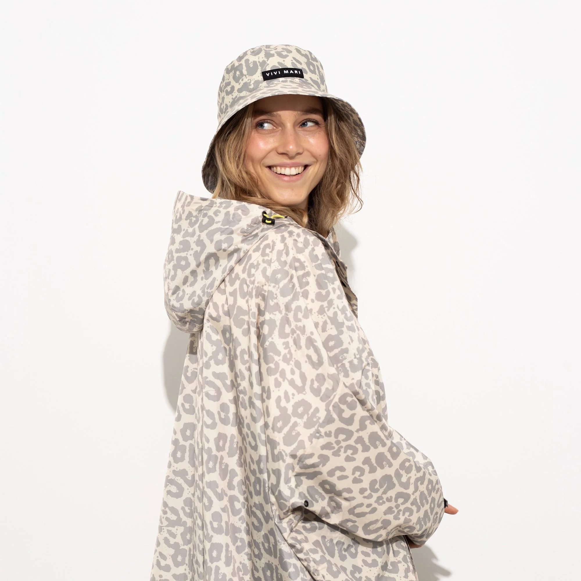 Bucket Hat leo splashes grey/sand - Image 7