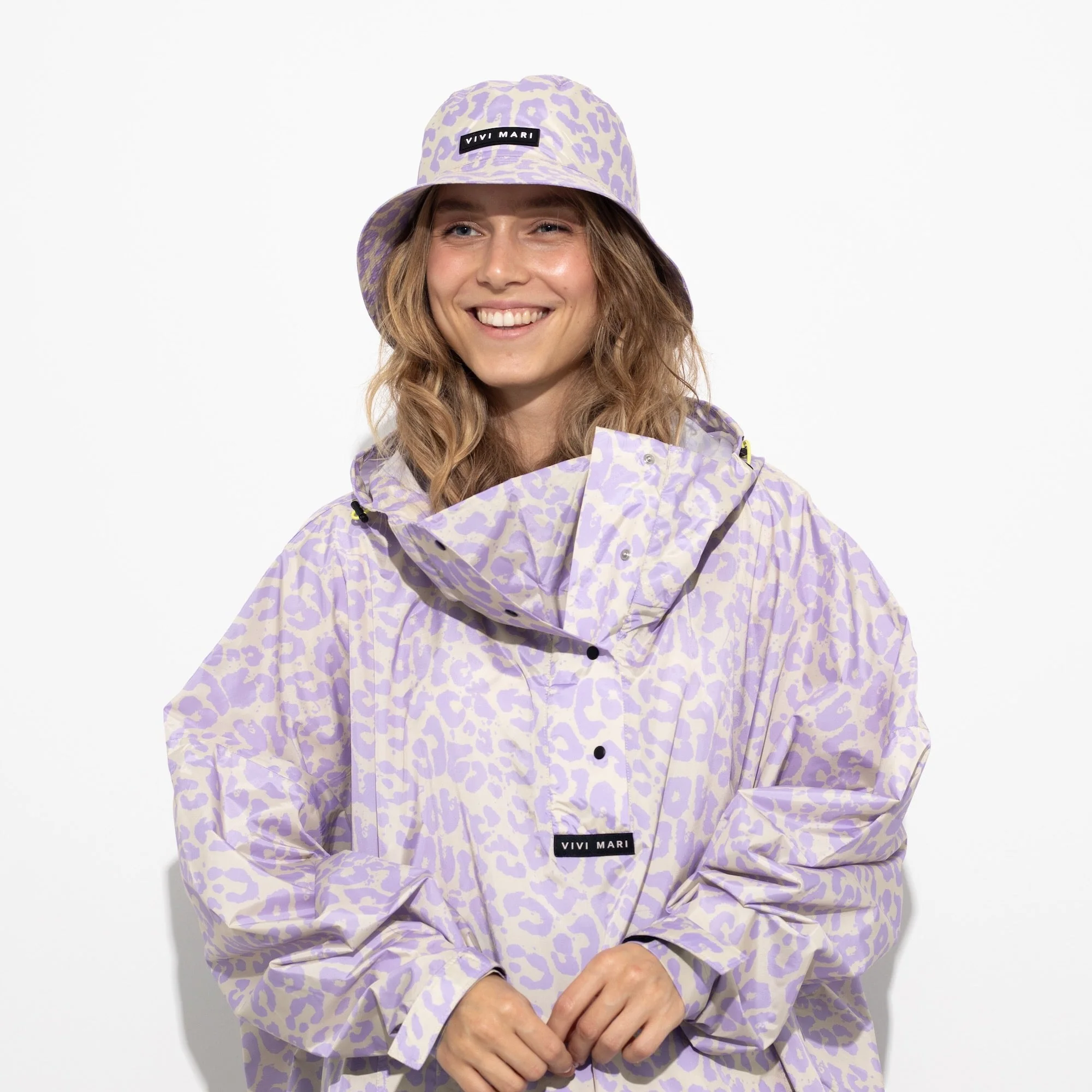 Bucket Hat leo splashes lavender/grey - Image 4