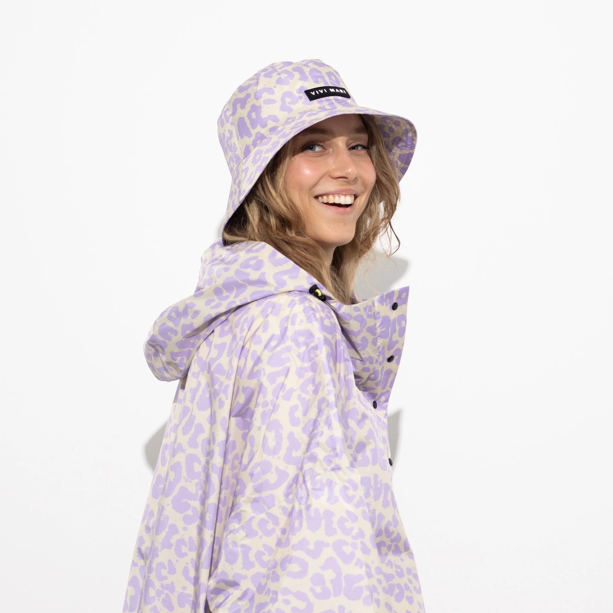 Bucket Hat leo splashes lavender/grey - Image 6