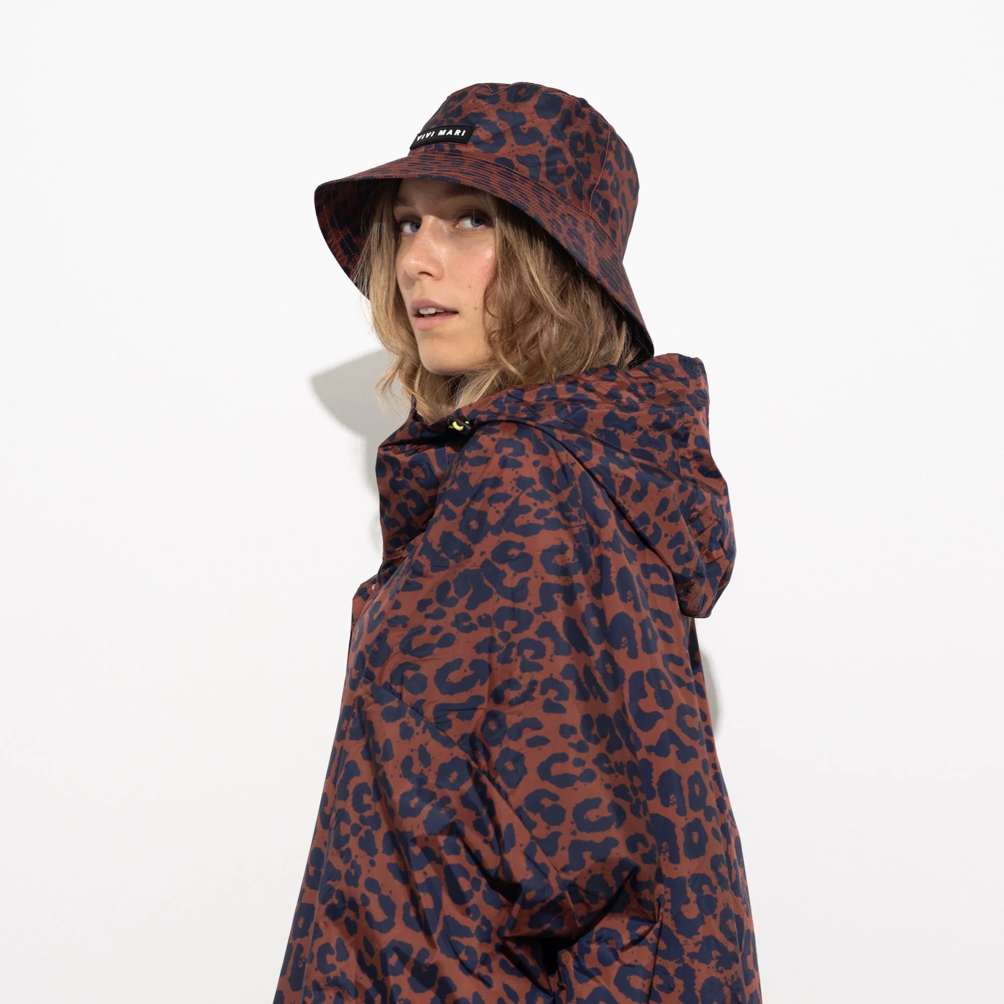 Bucket Hat leo splashes navy/rust - Image 5
