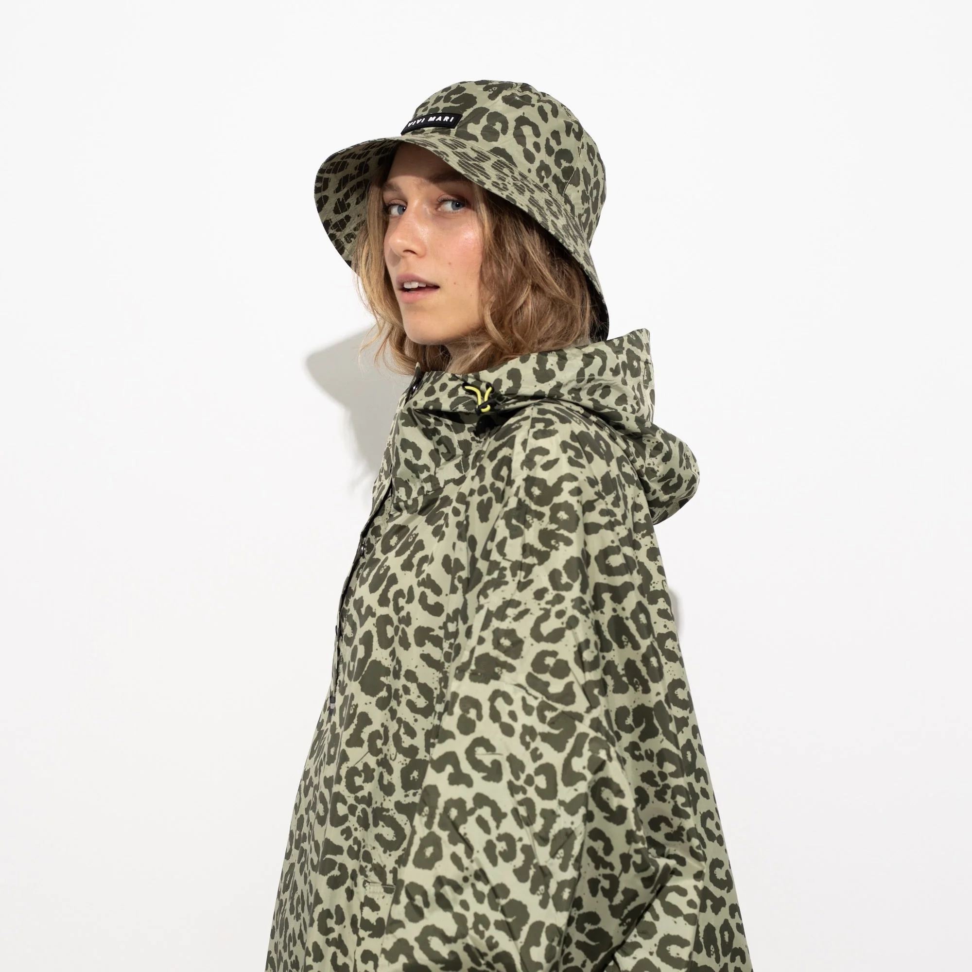 Bucket Hat leo splashes olive/pale olive - Image 6