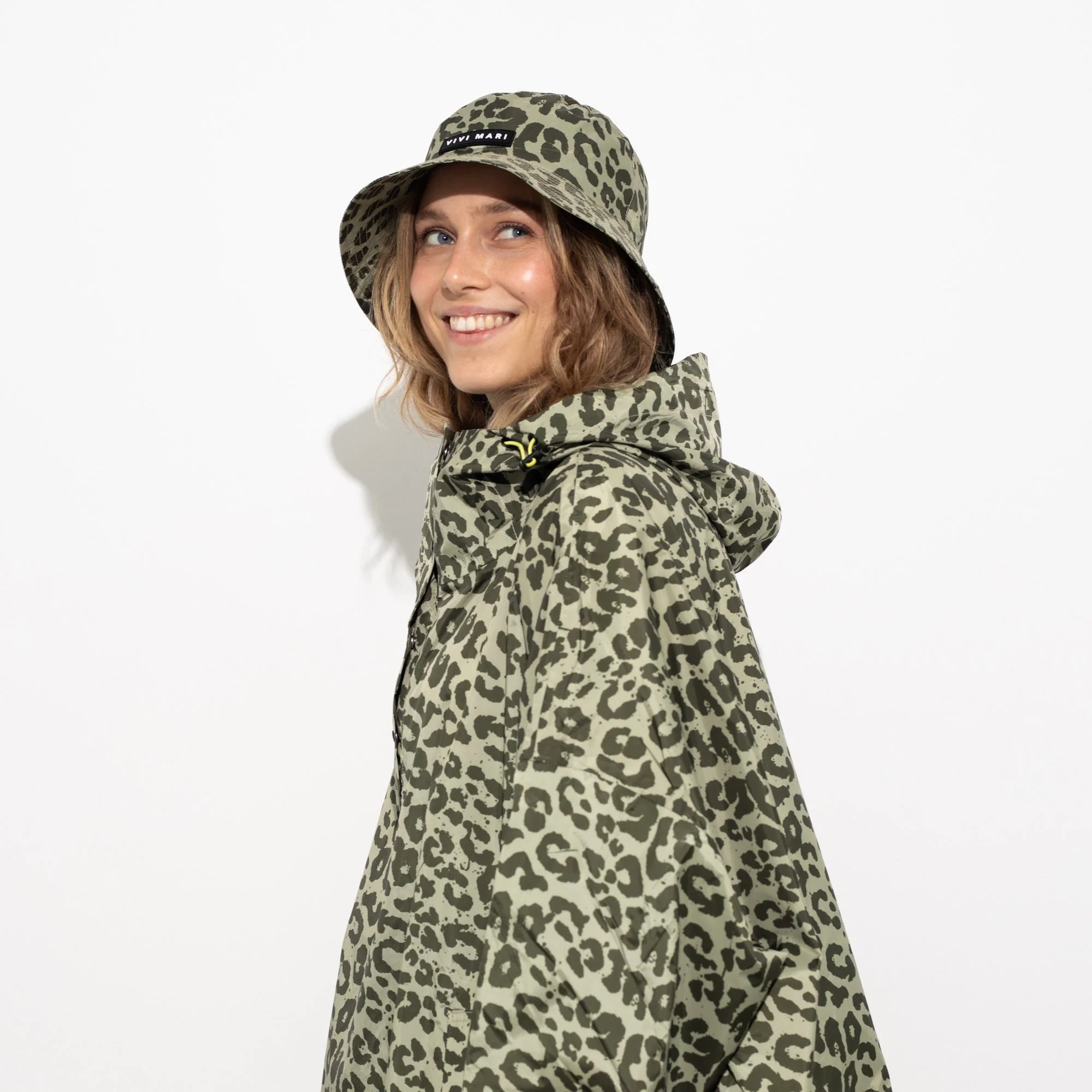 Bucket Hat leo splashes olive/pale olive - Image 8
