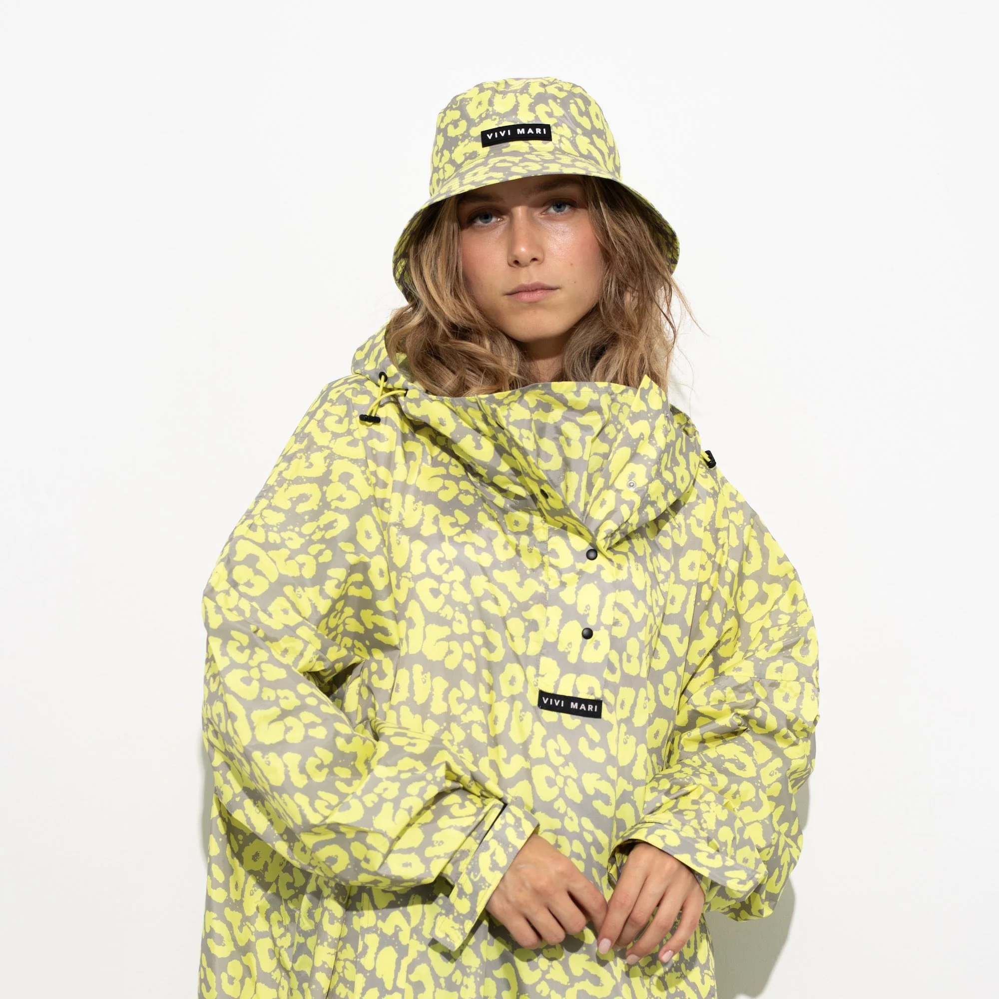 Bucket Hat leo splashes yellow/grey - Image 4