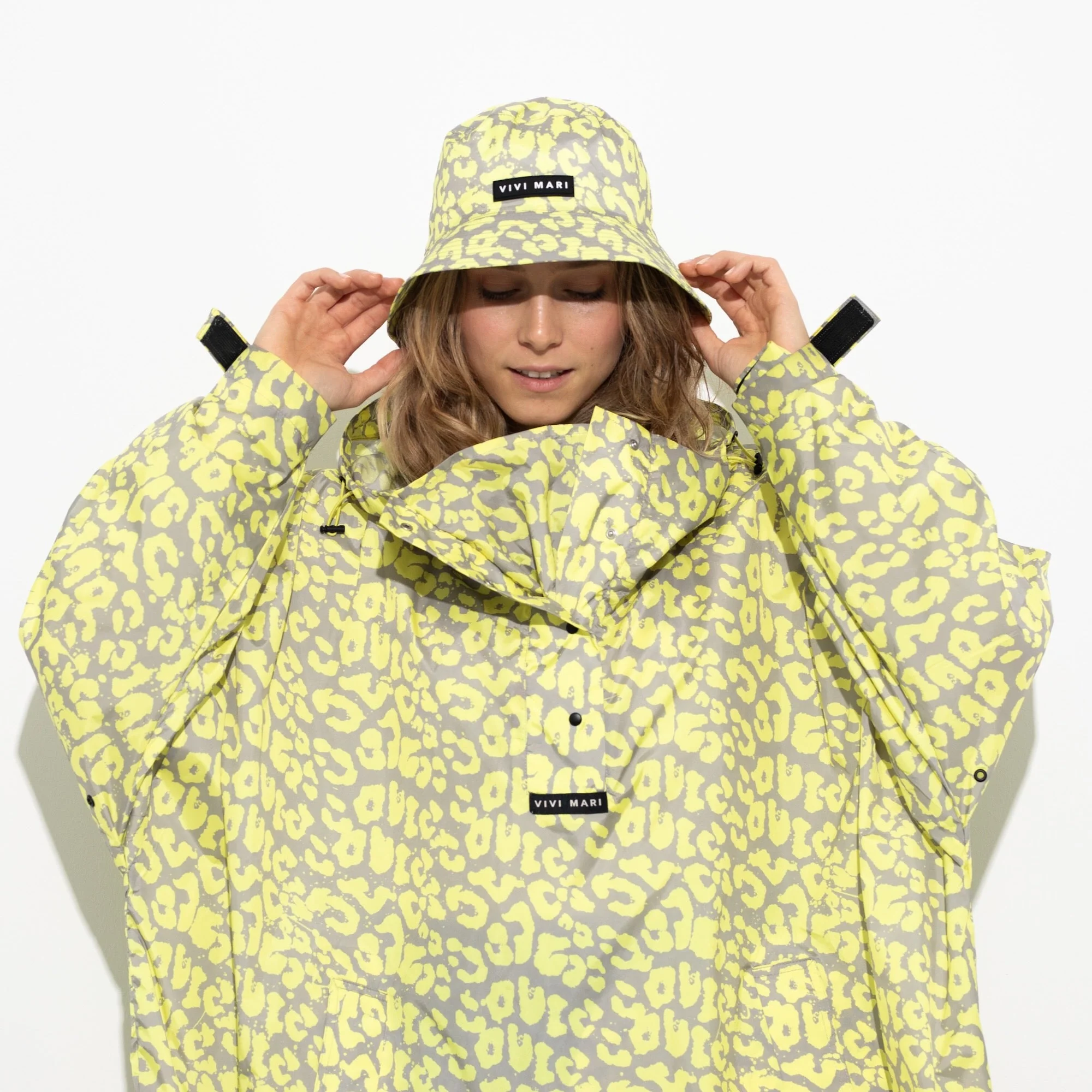 Bucket Hat leo splashes yellow/grey - Image 7