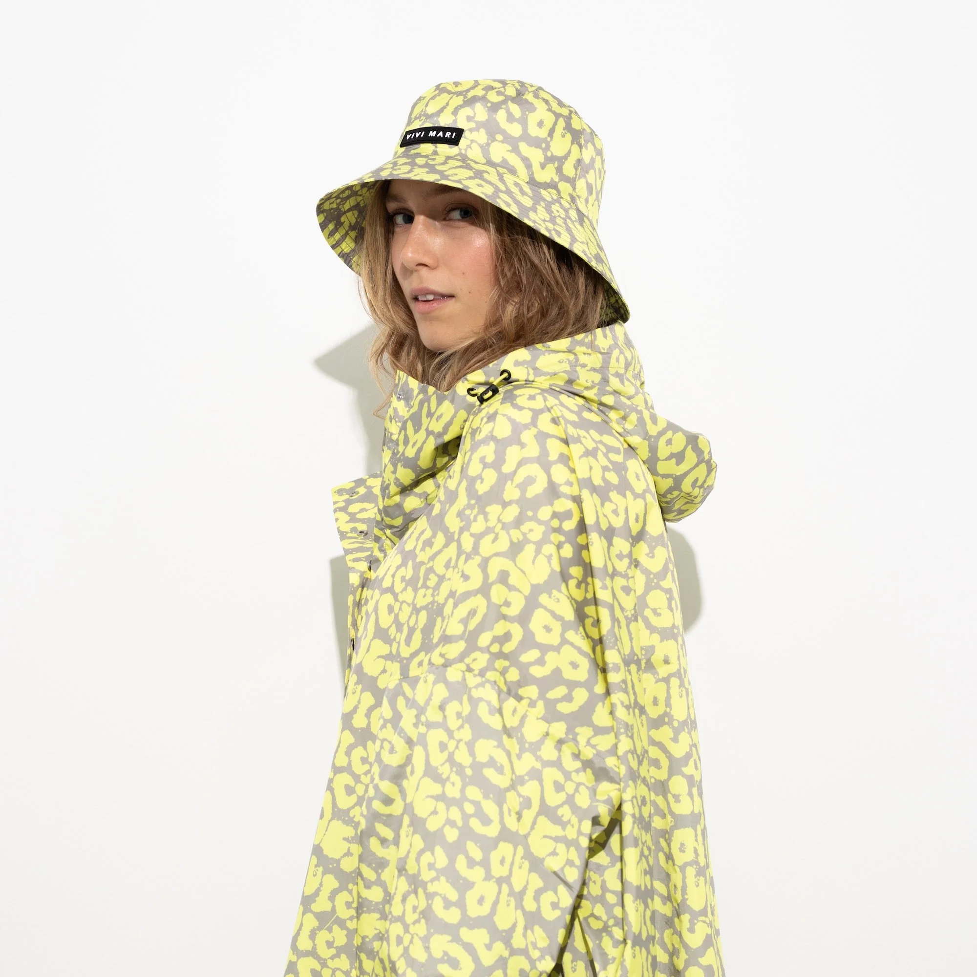 Bucket Hat leo splashes yellow/grey - Image 8