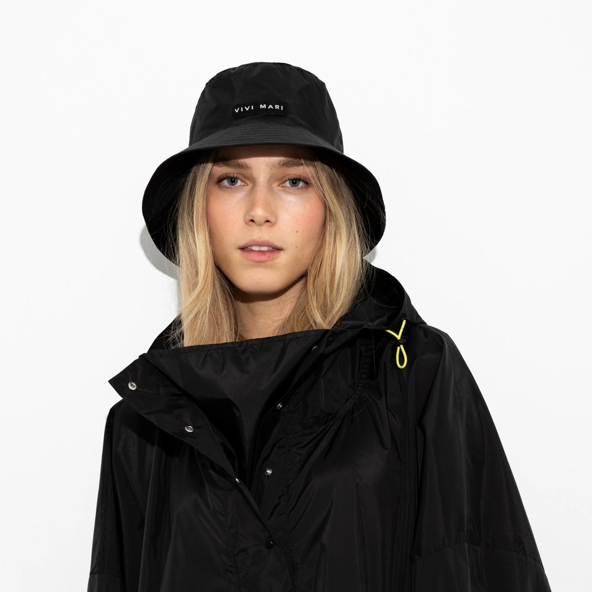 Bucket Hat solid black - Image 7