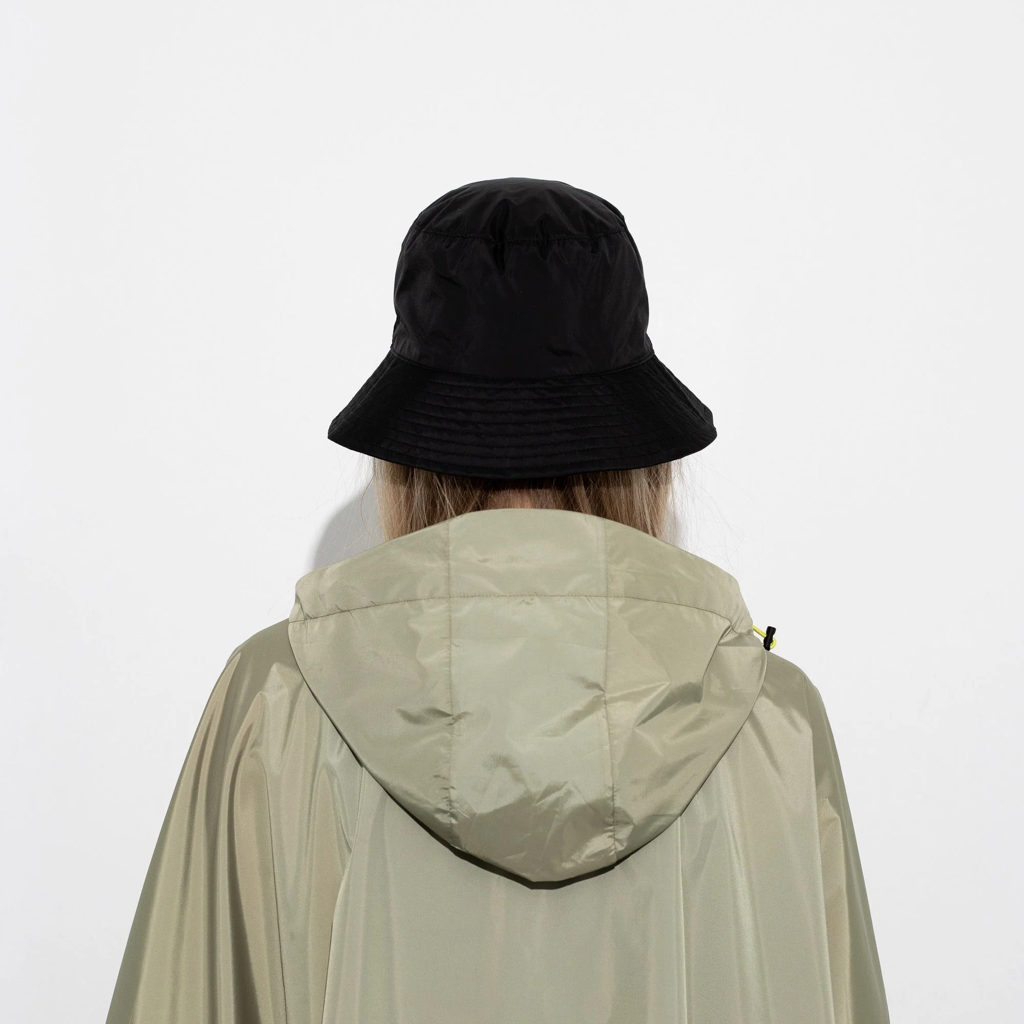 Bucket Hat solid black - Image 9