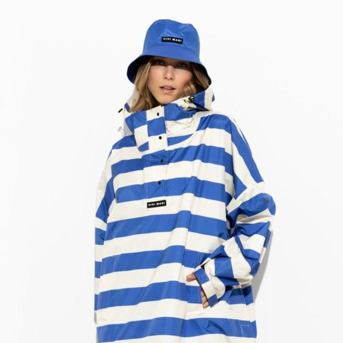 Bucket Hat solid blue - Image 3