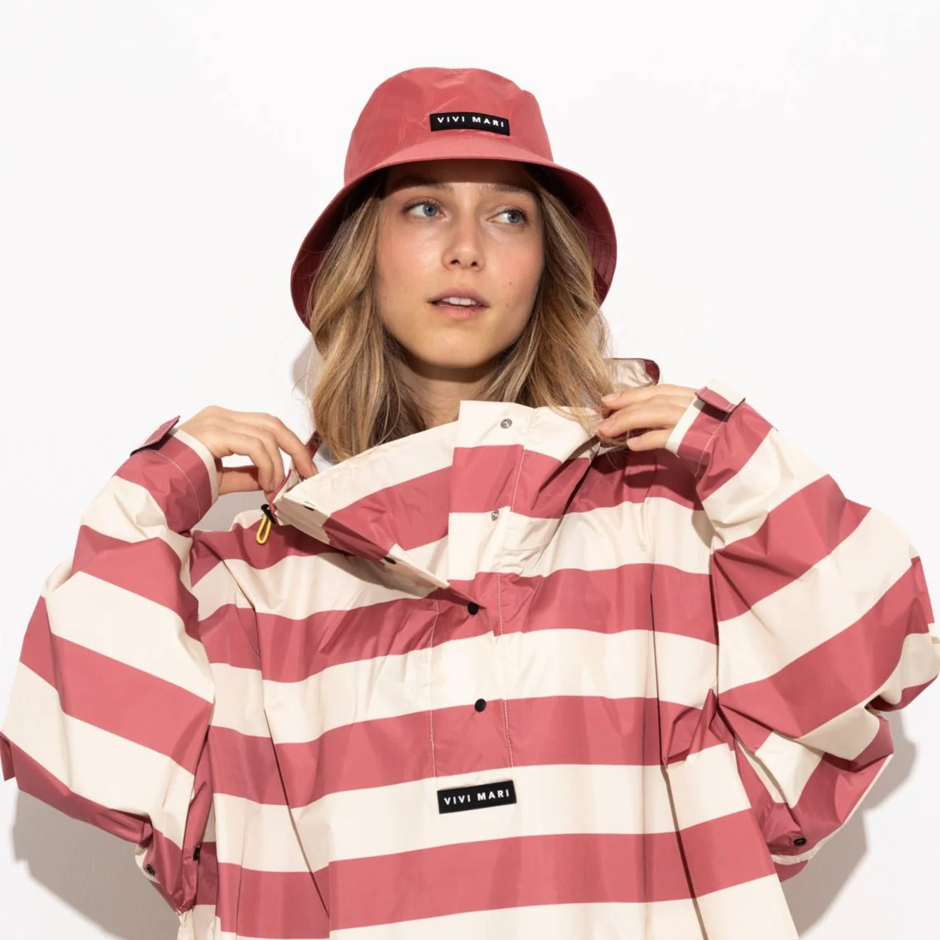 Bucket Hat solid blush - Image 5