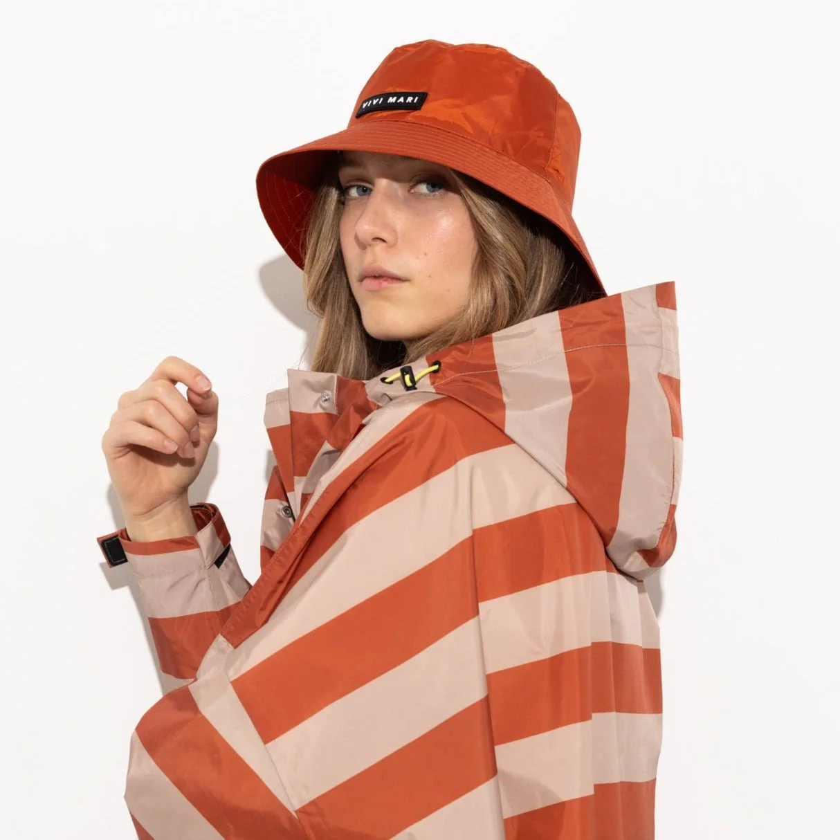 Bucket Hat solid cinnamon - Image 5