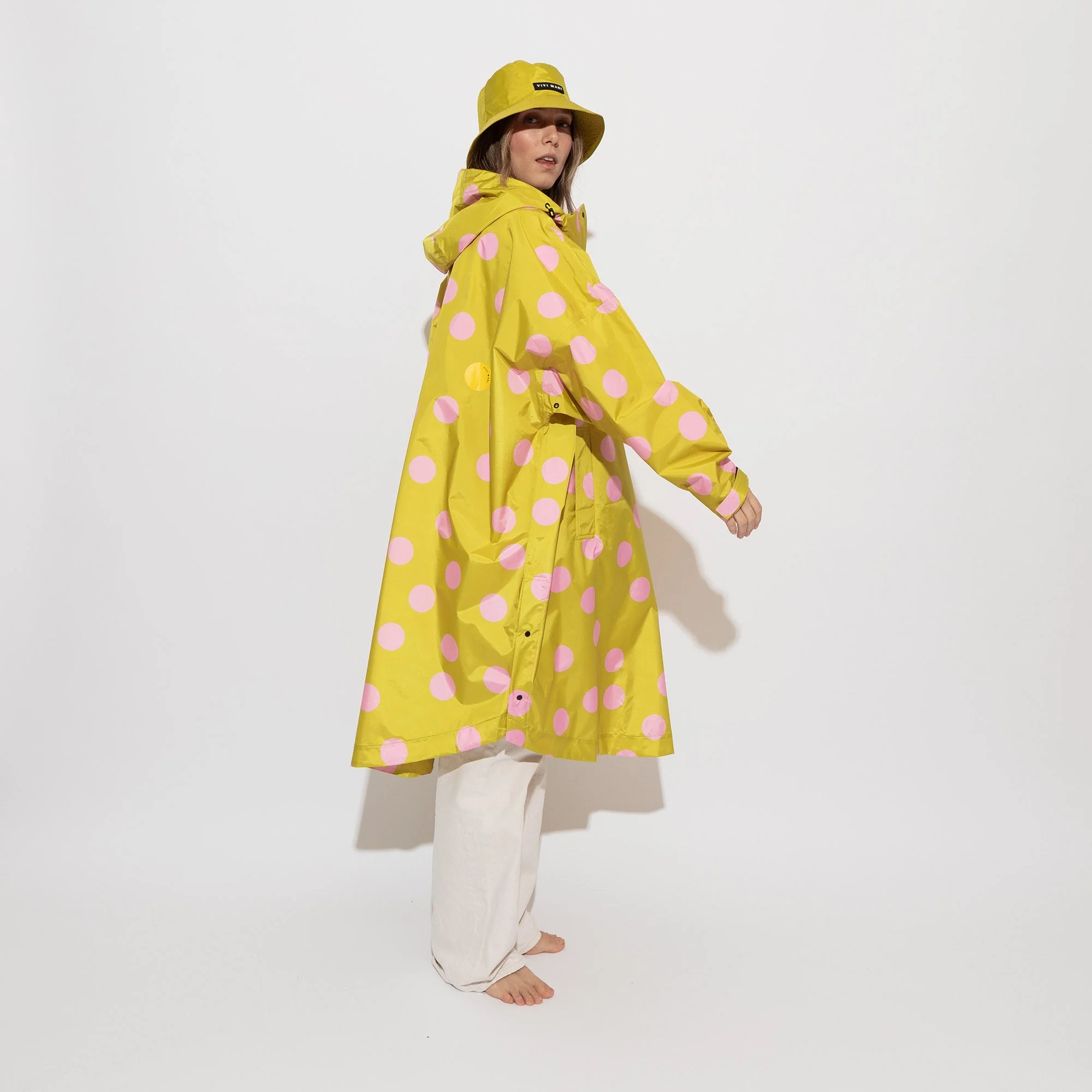 Bucket Hat solid citrus - Image 3
