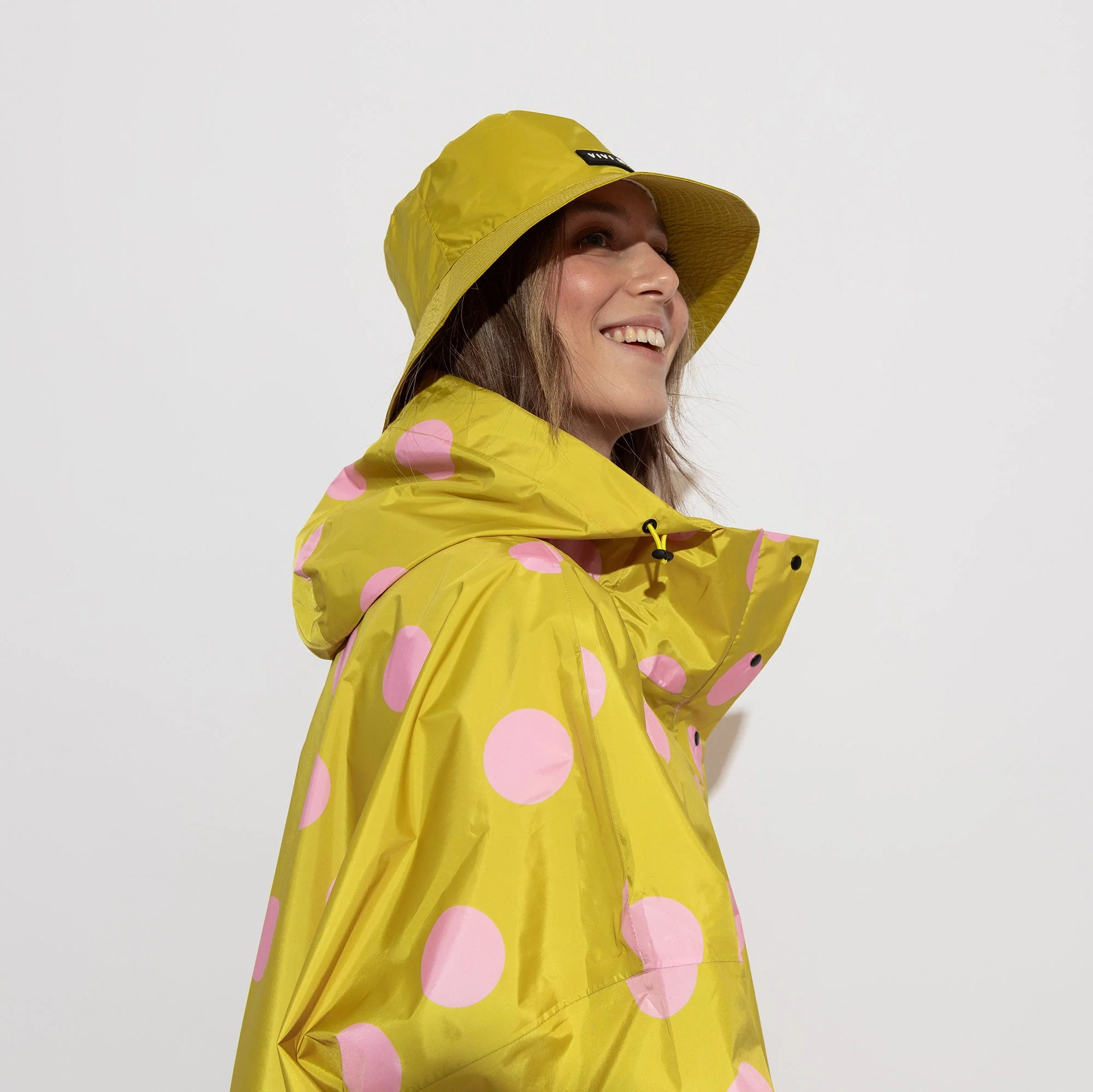 Bucket Hat solid citrus - Image 4