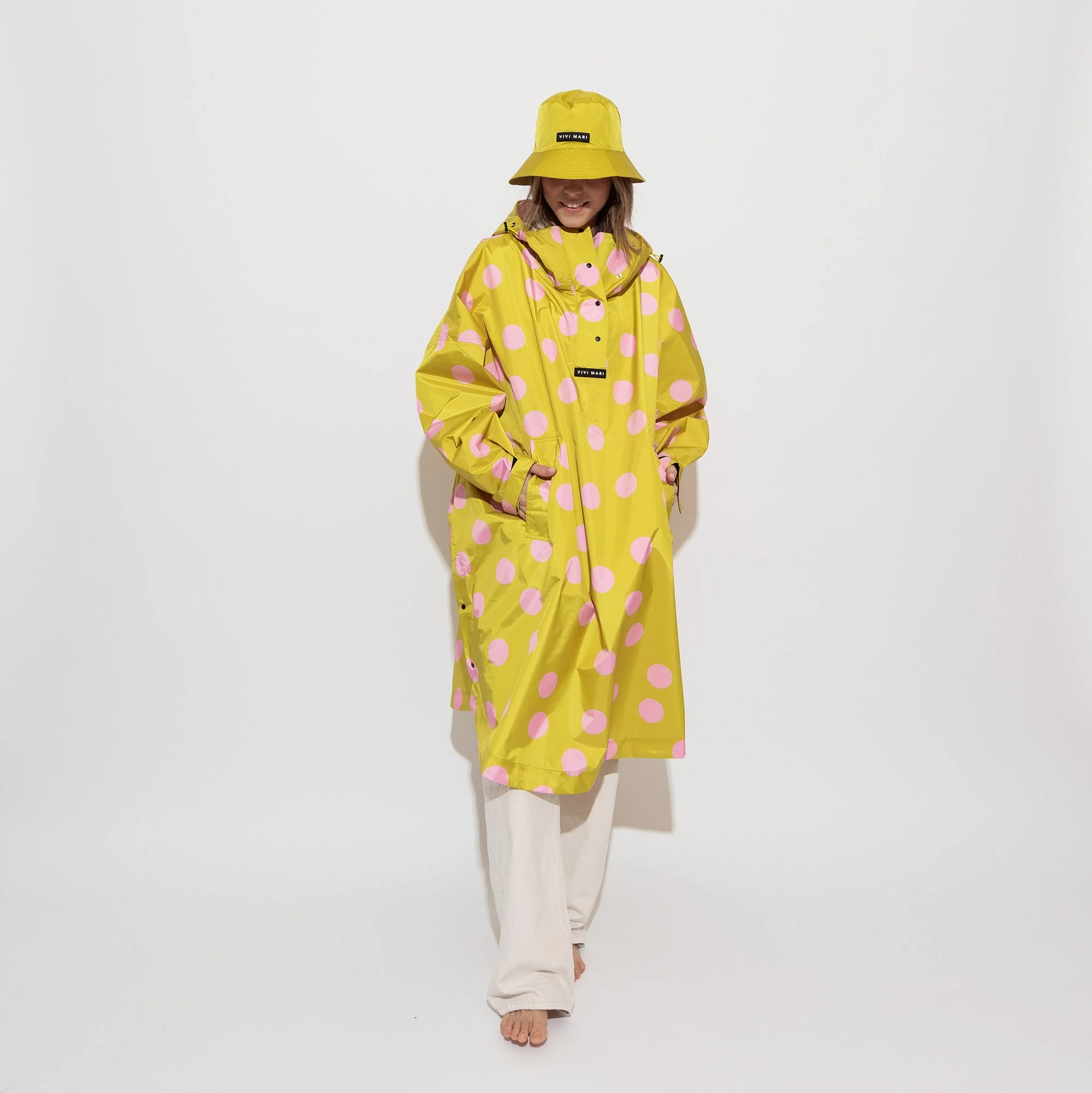 Bucket Hat solid citrus - Image 6