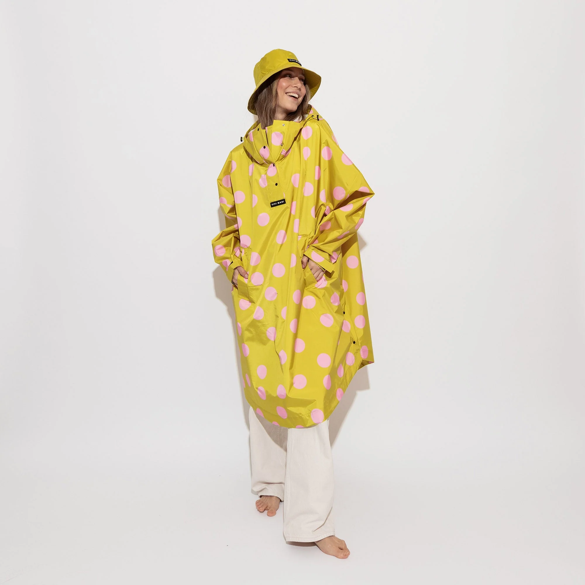 Bucket Hat solid citrus - Image 7