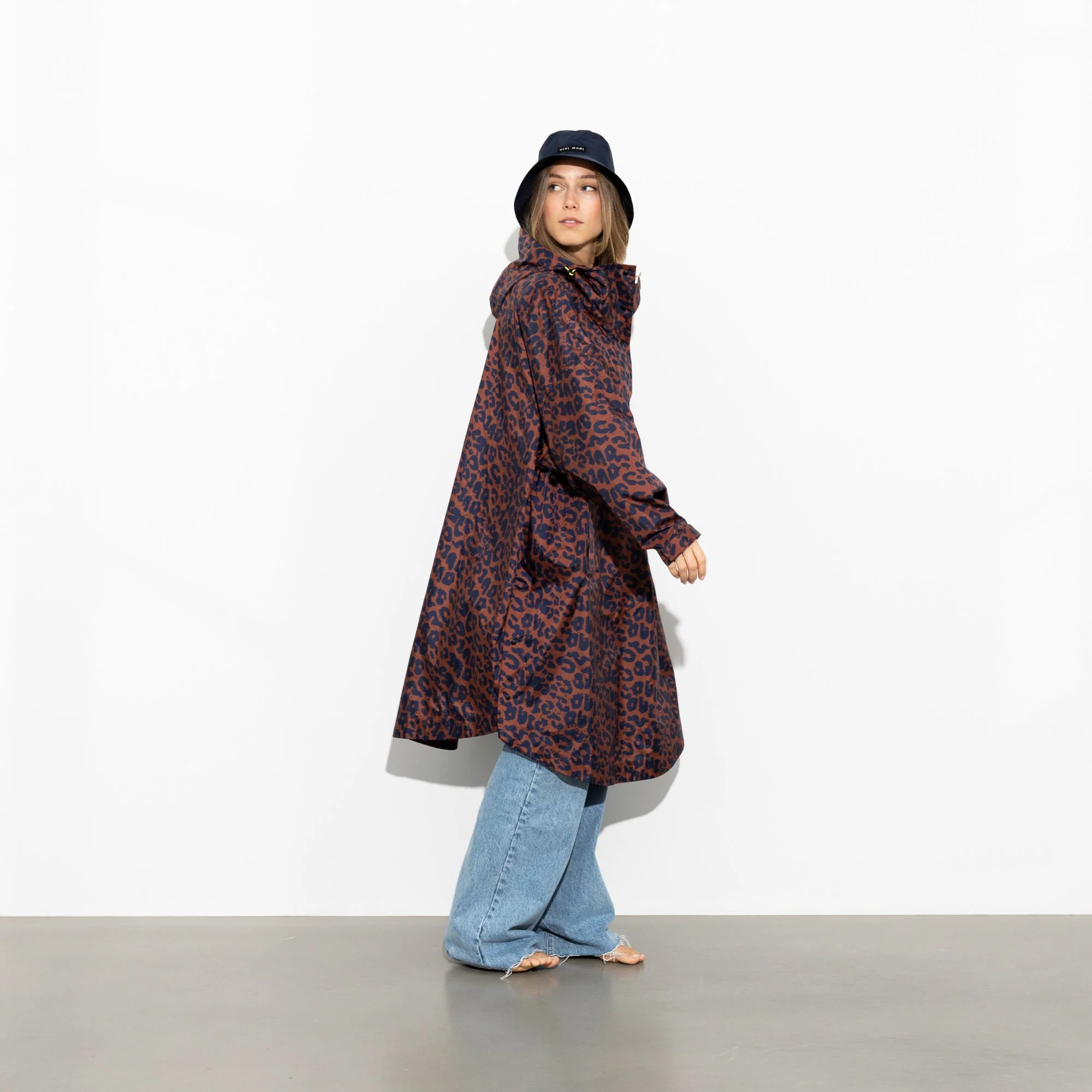 Bucket Hat solid navy - Image 10