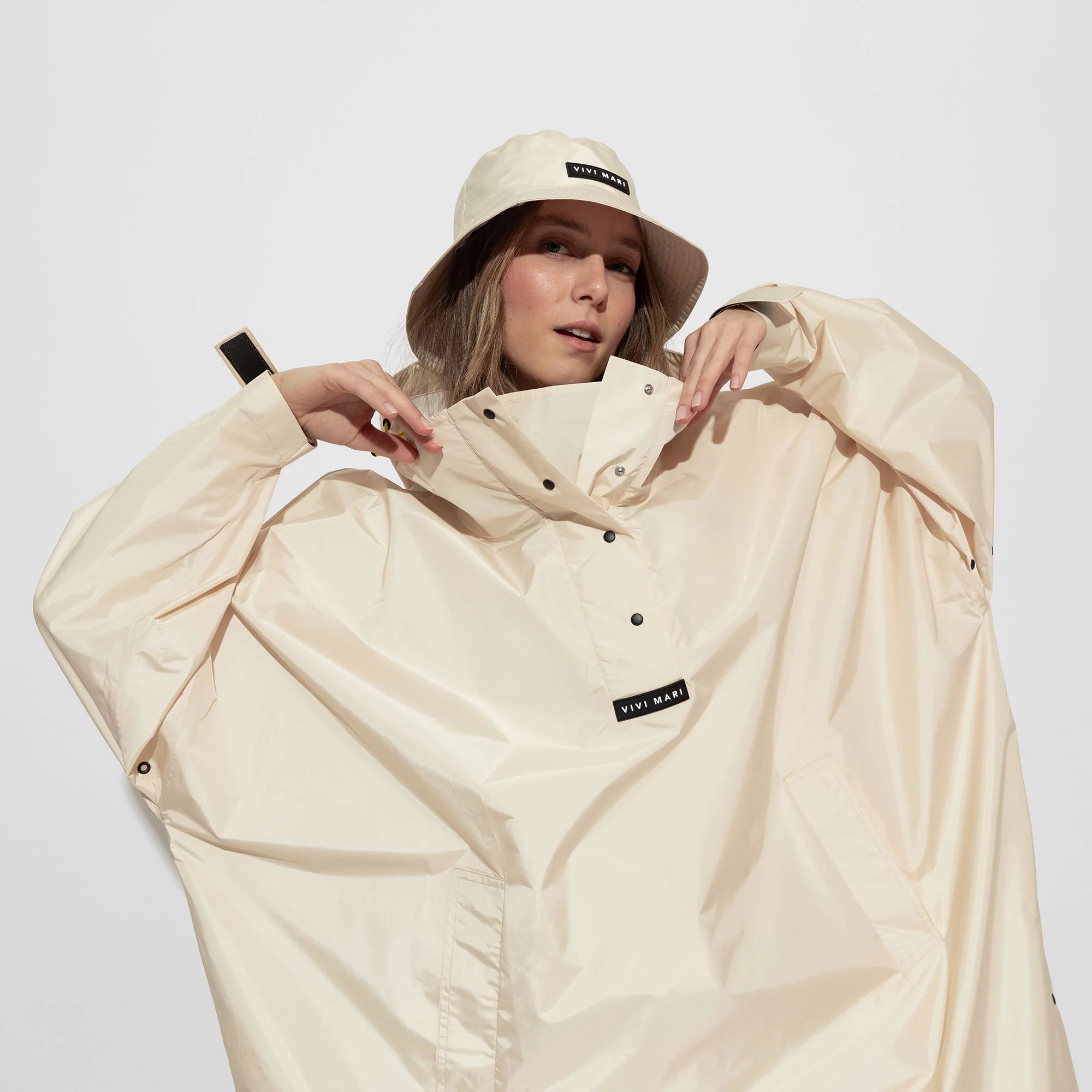 Bucket Hat solid sand - Image 2