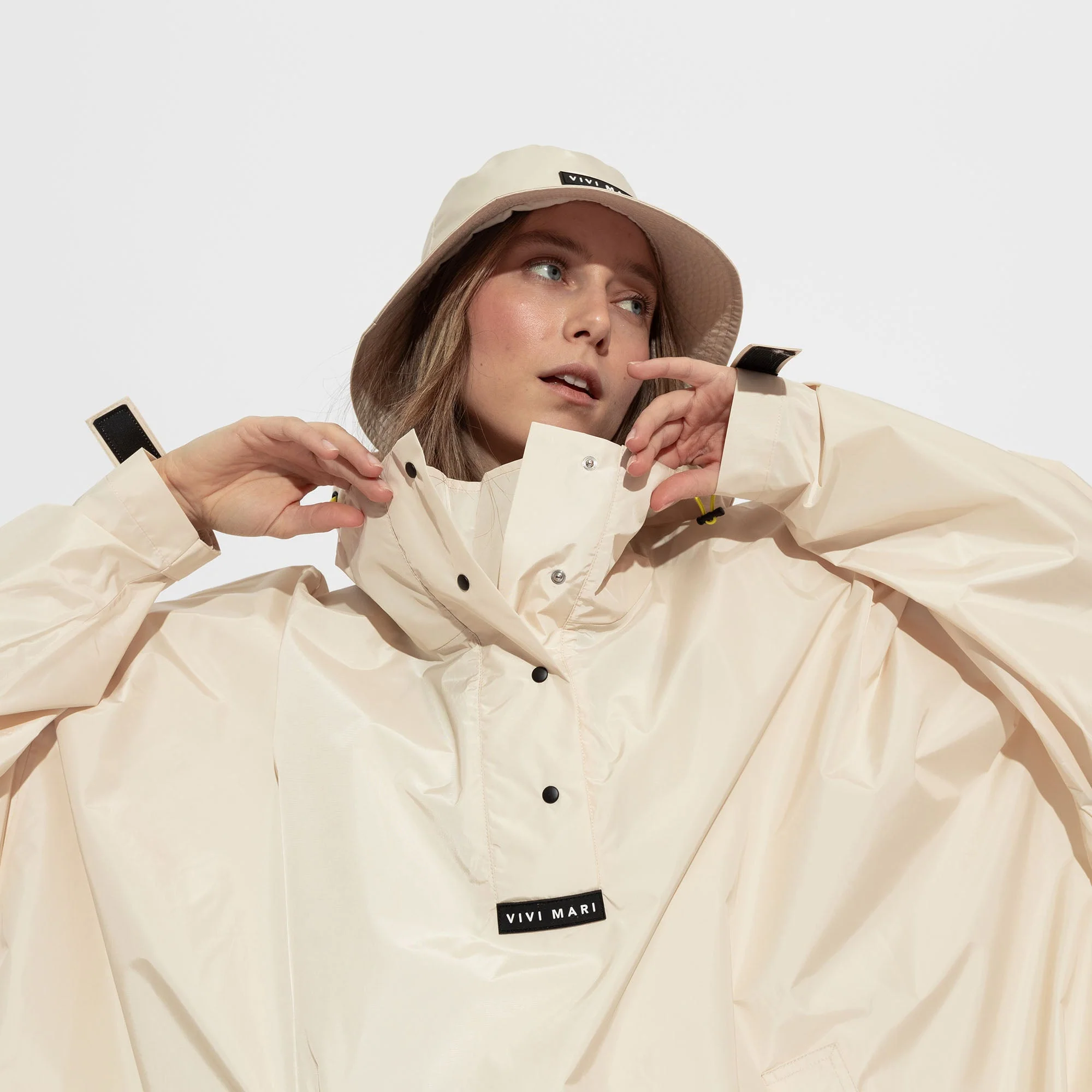 Bucket Hat solid sand - Image 4