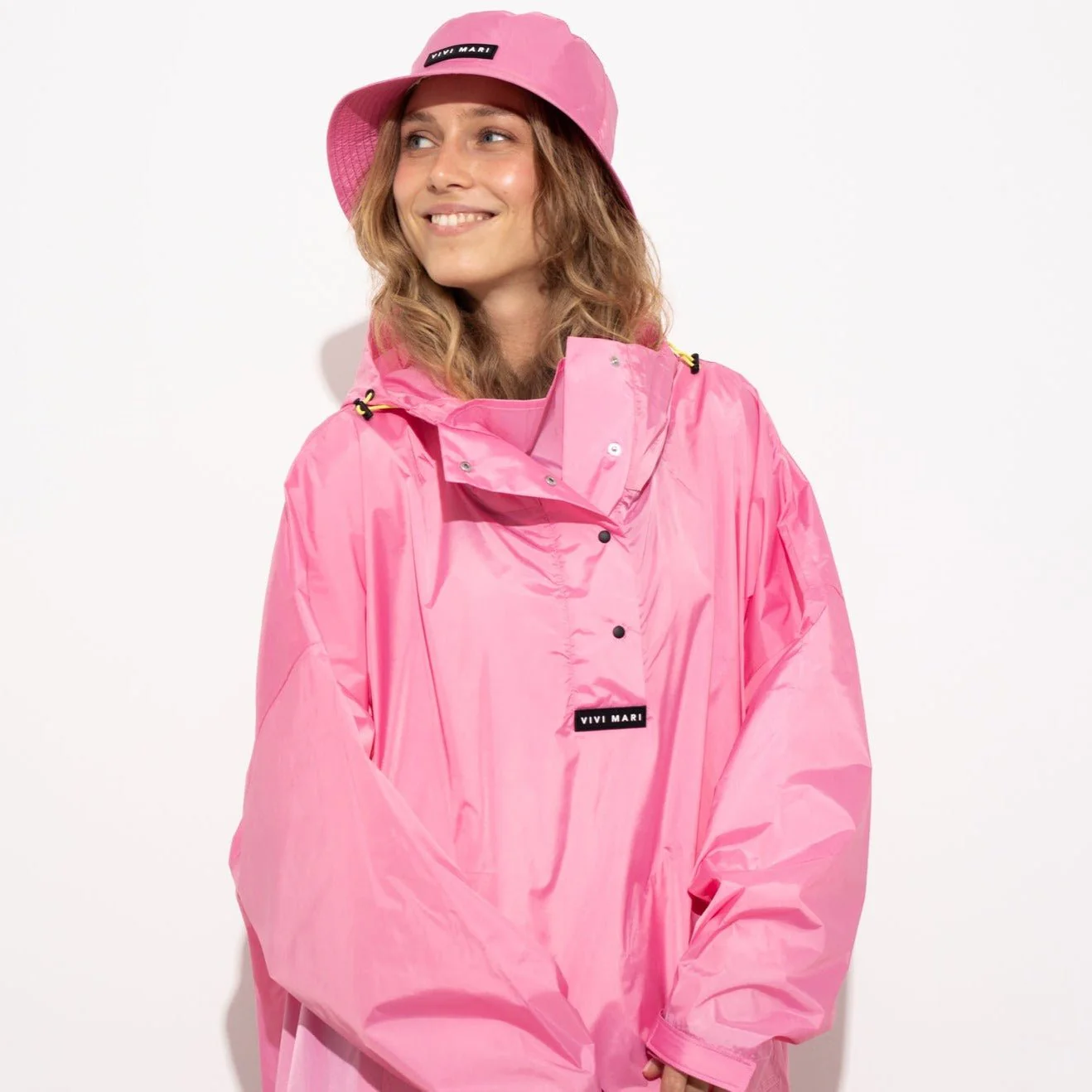 Bucket Hat solid soft pink - Image 10