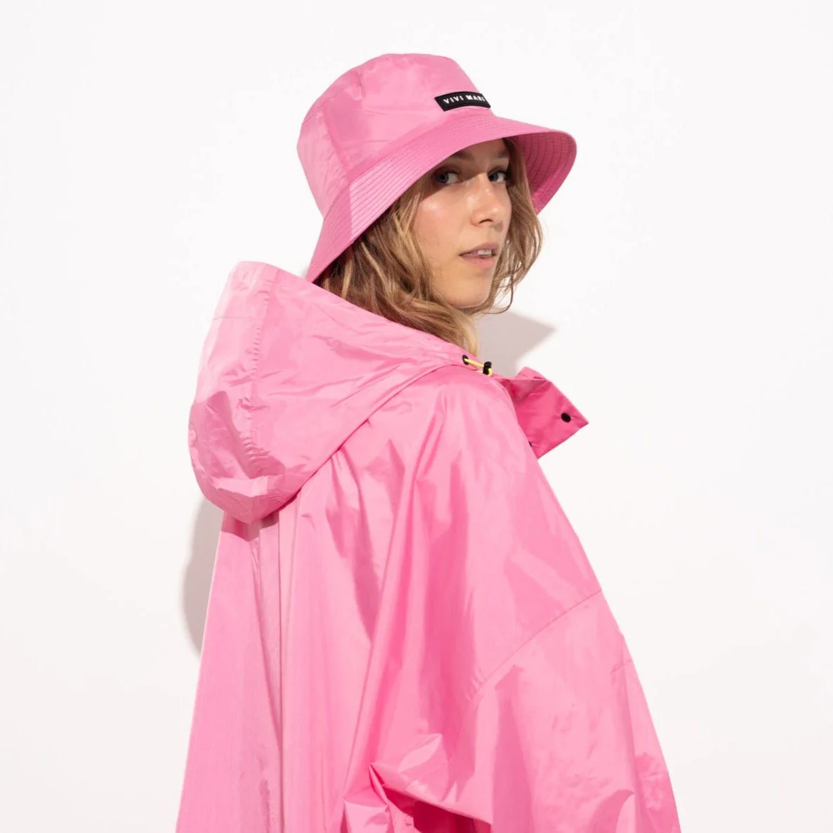Bucket Hat solid soft pink - Image 15