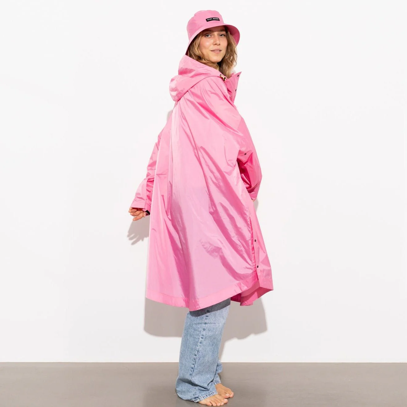 Bucket Hat solid soft pink - Image 16