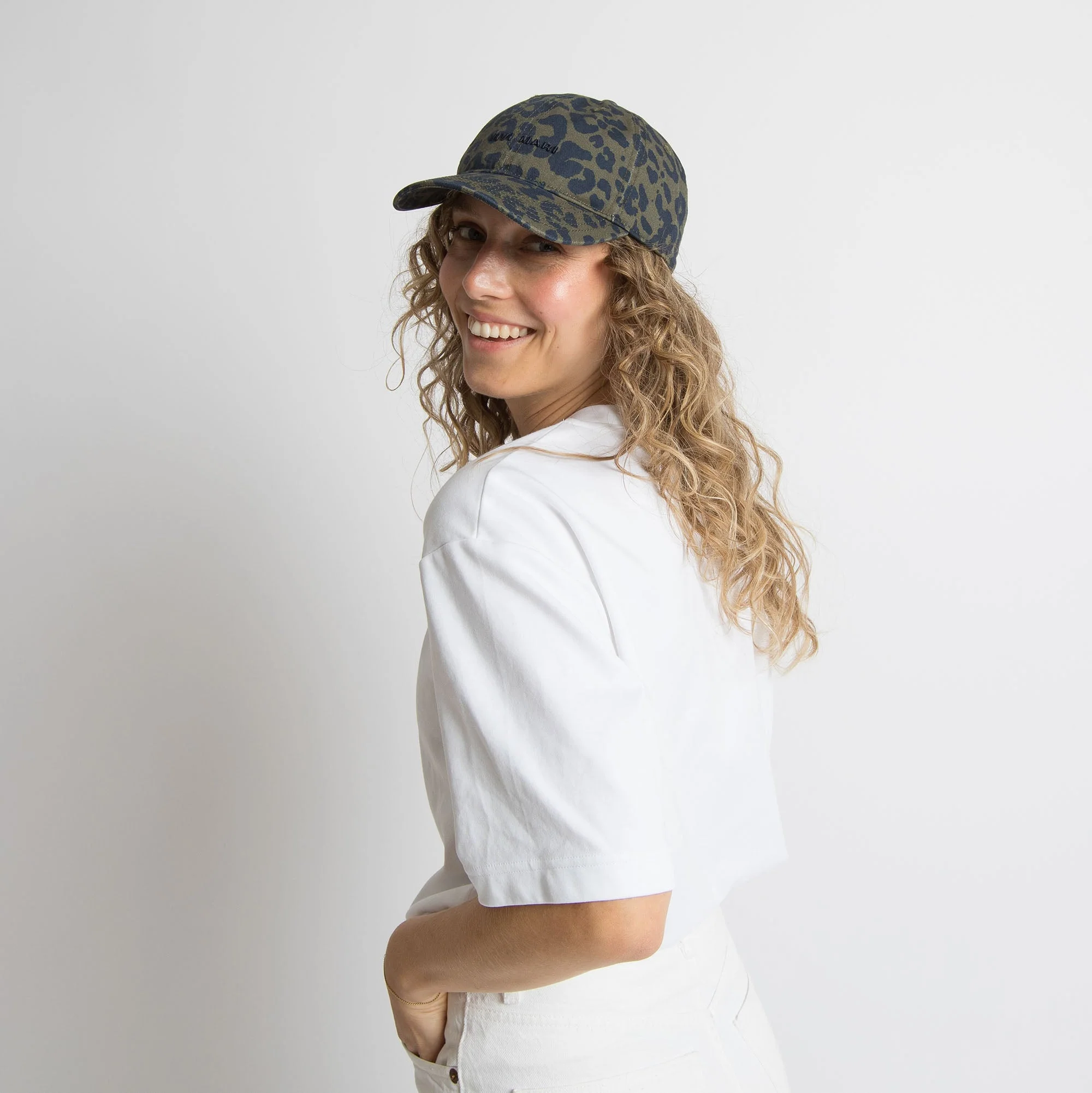 Cap leo splashes navy-olive/navy - Image 4